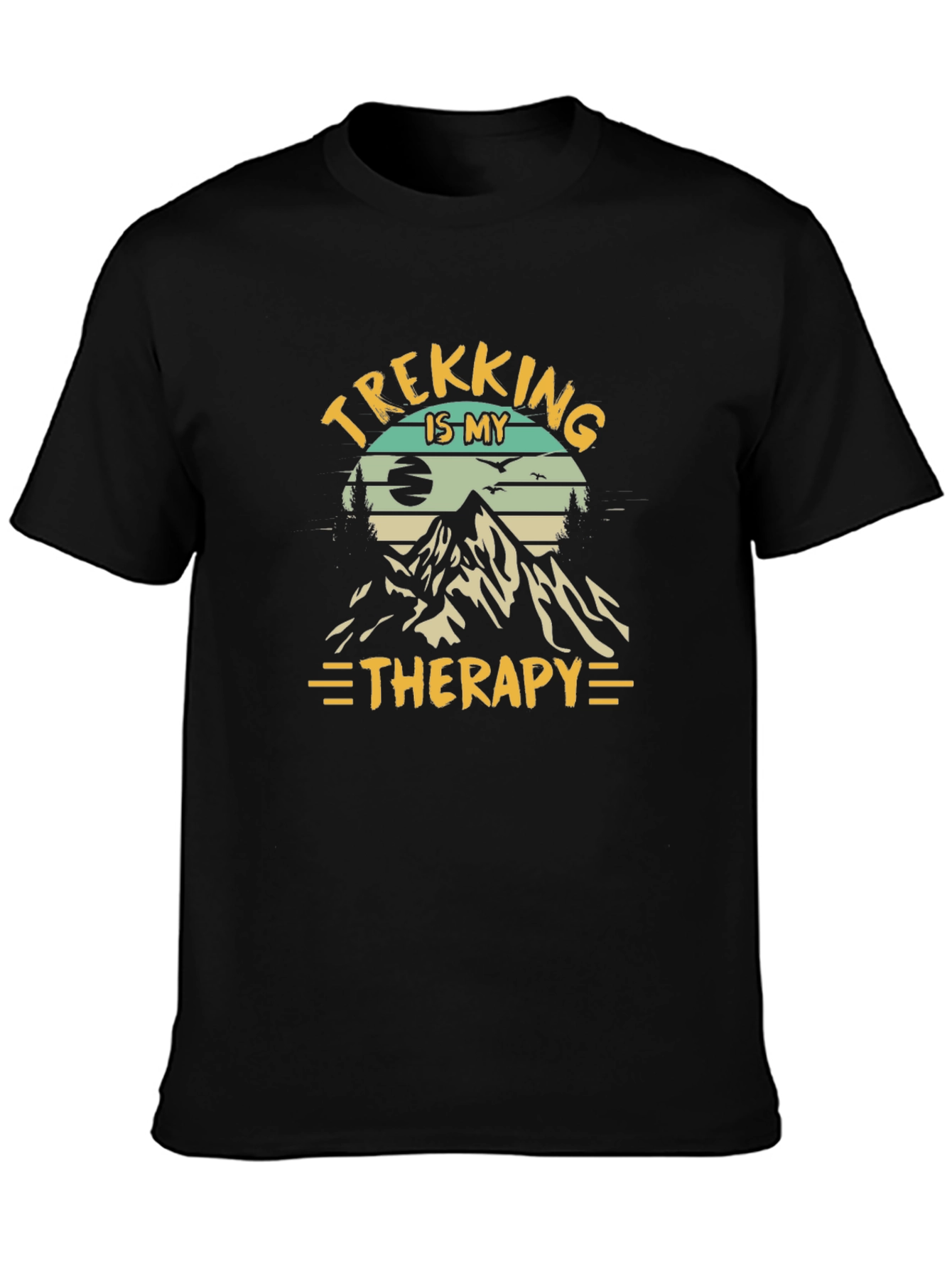 Trekking Therapy Graphic Tee - Adventure Awaits!