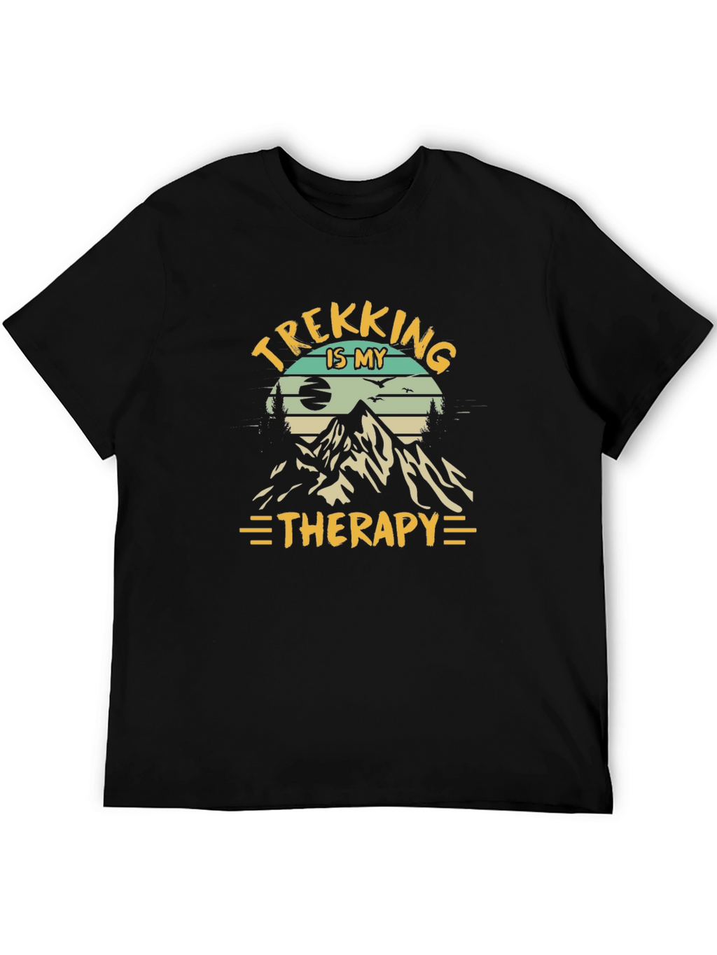 Trekking Therapy Graphic Tee - Adventure Awaits!
