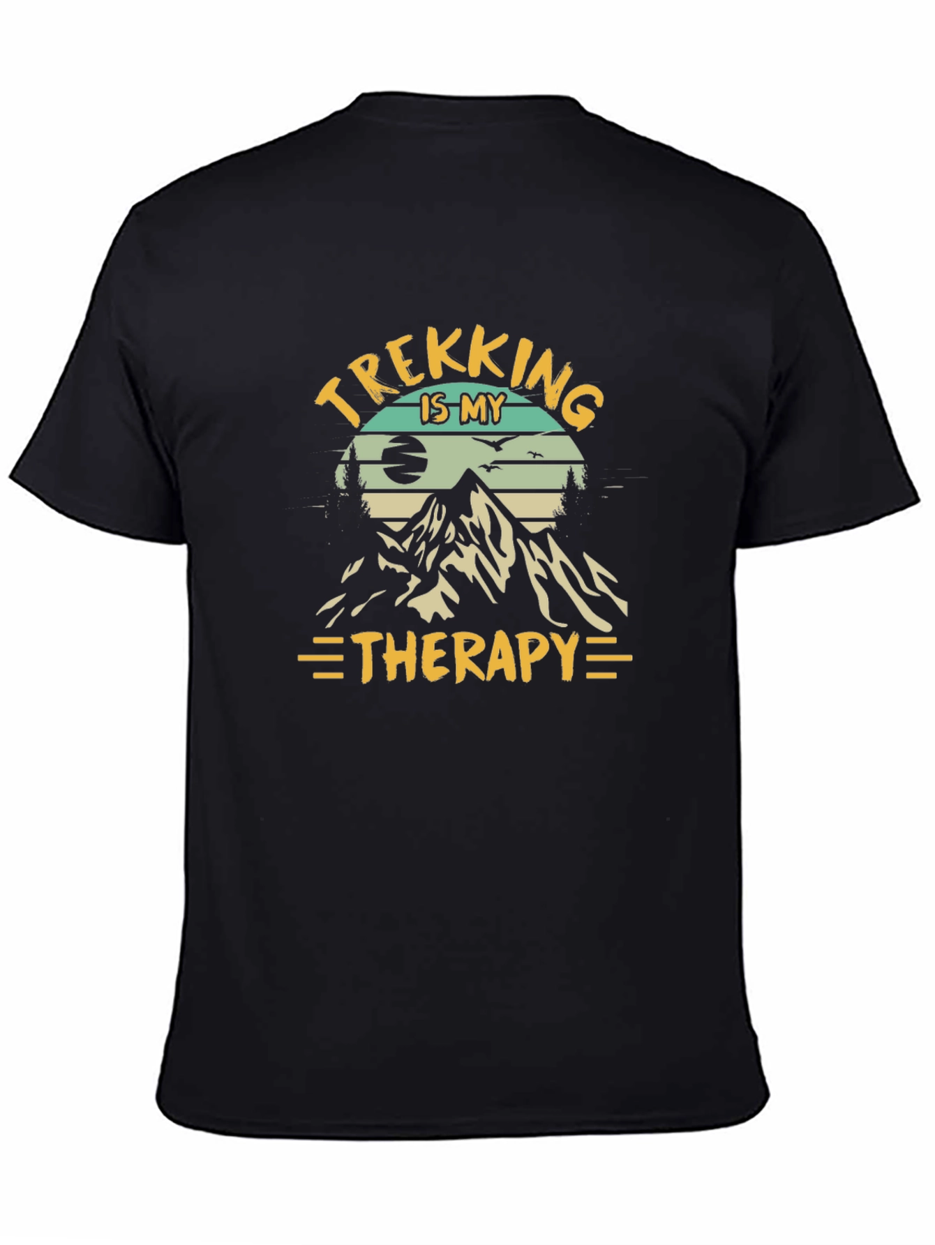Trekking Therapy Graphic Tee - Adventure Awaits!