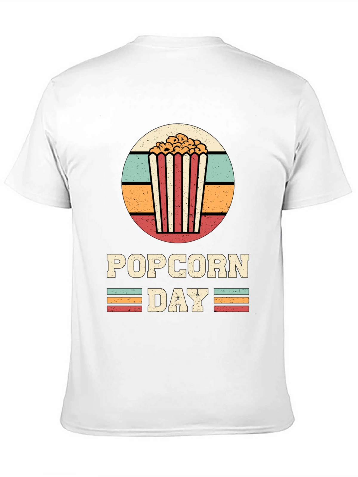 Retro Popcorn Day T-Shirt - Celebrate in Style!