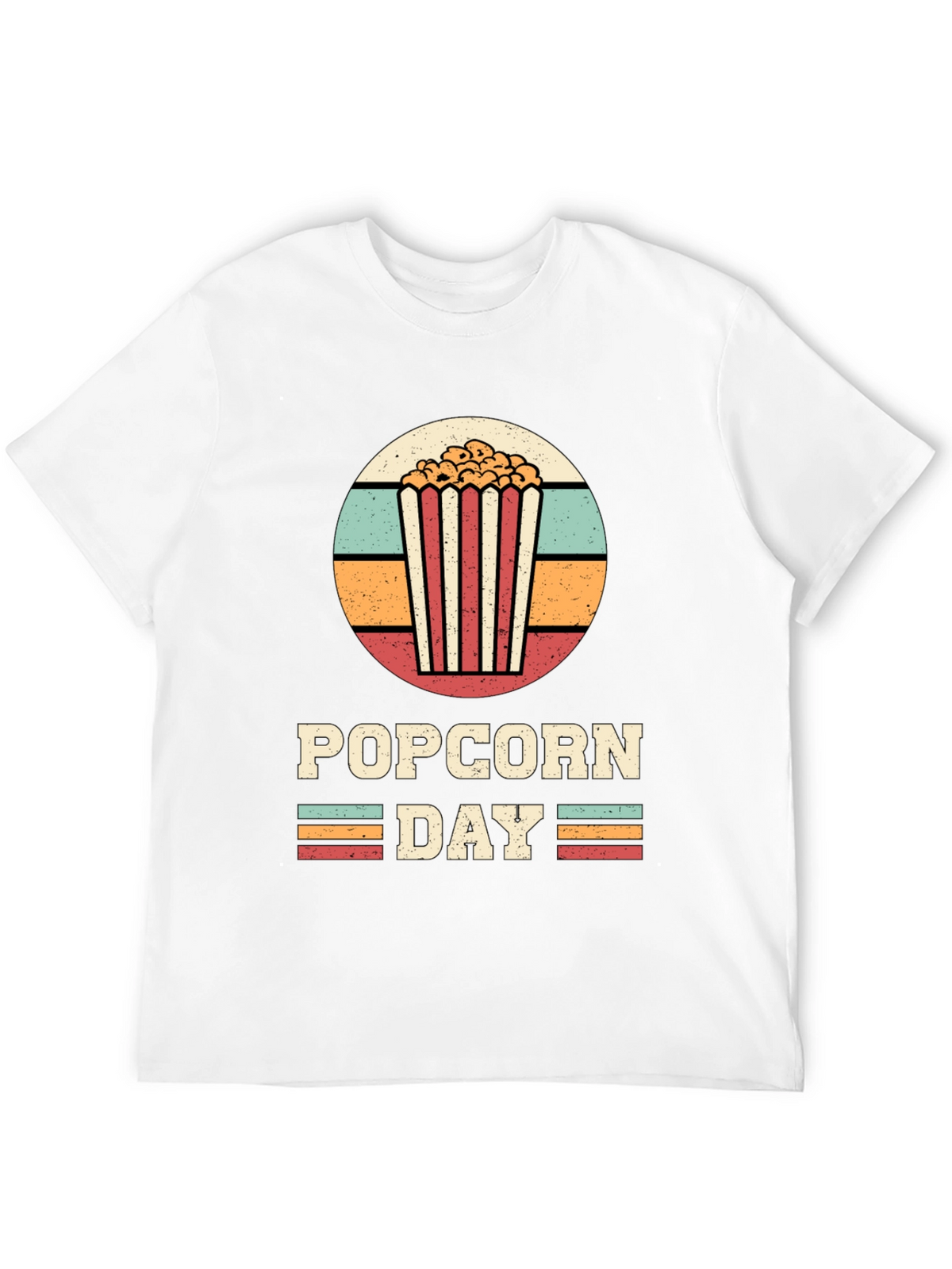 Retro Popcorn Day T-Shirt - Celebrate in Style!