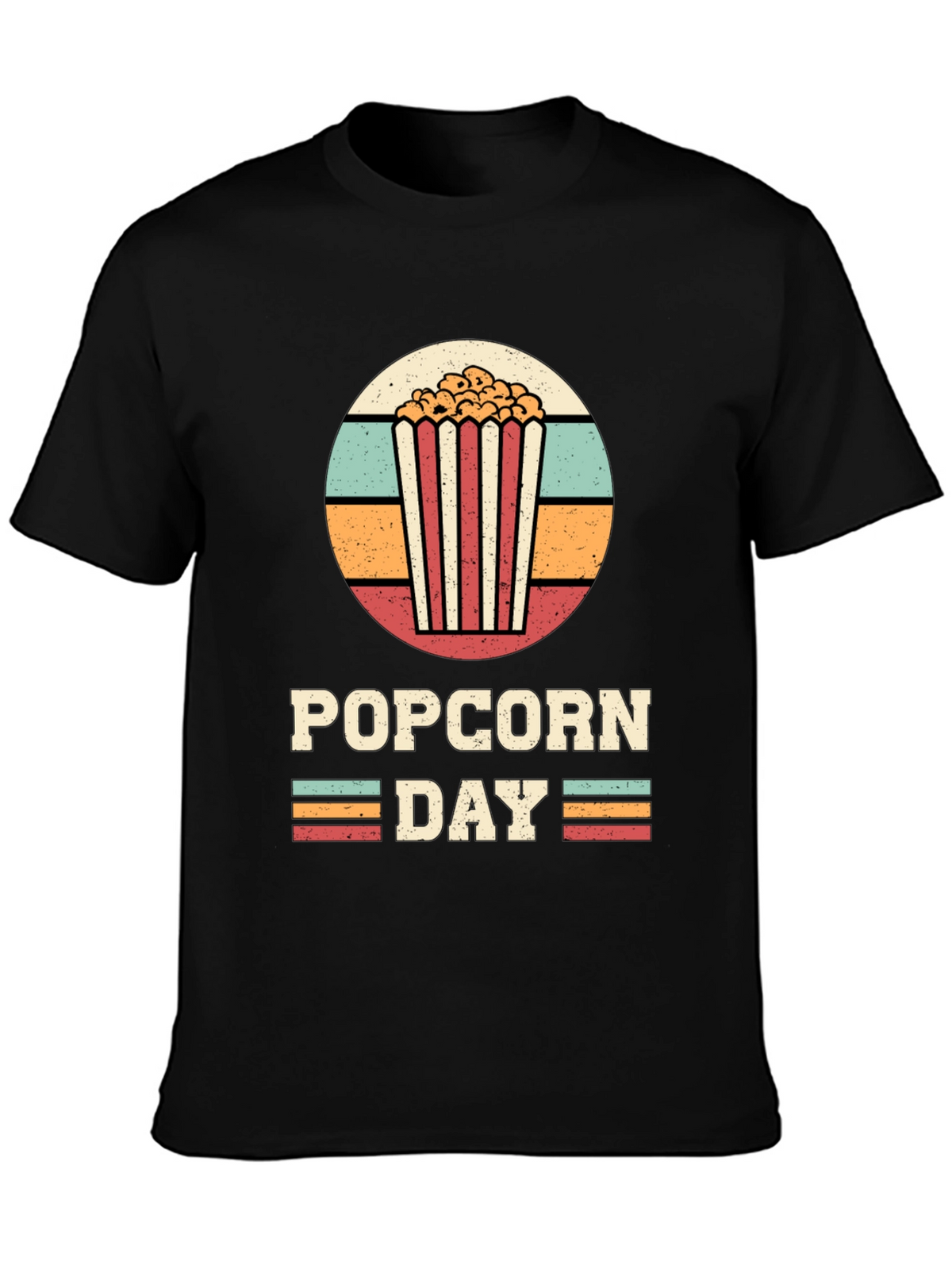 Retro Popcorn Day T-Shirt - Celebrate in Style!