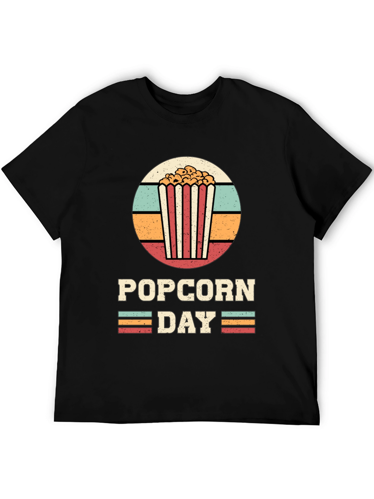 Retro Popcorn Day T-Shirt - Celebrate in Style!