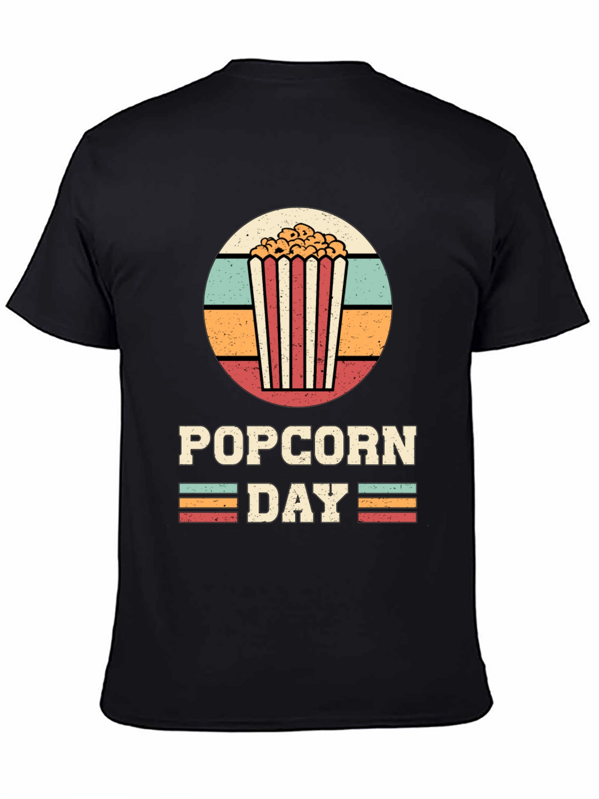 Retro Popcorn Day T-Shirt - Celebrate in Style!