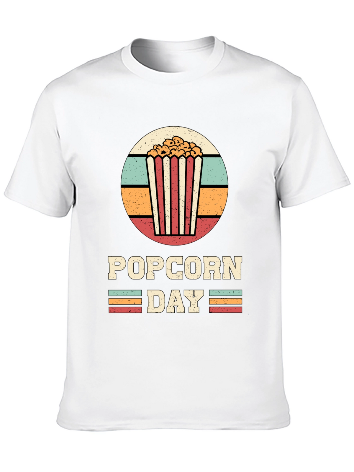 Retro Popcorn Day T-Shirt - Celebrate in Style!