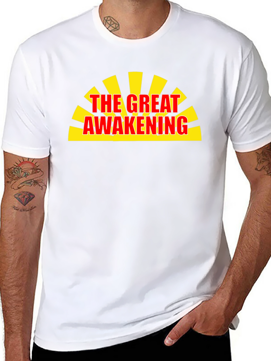 The Great Awakening Graphic Tee - Black