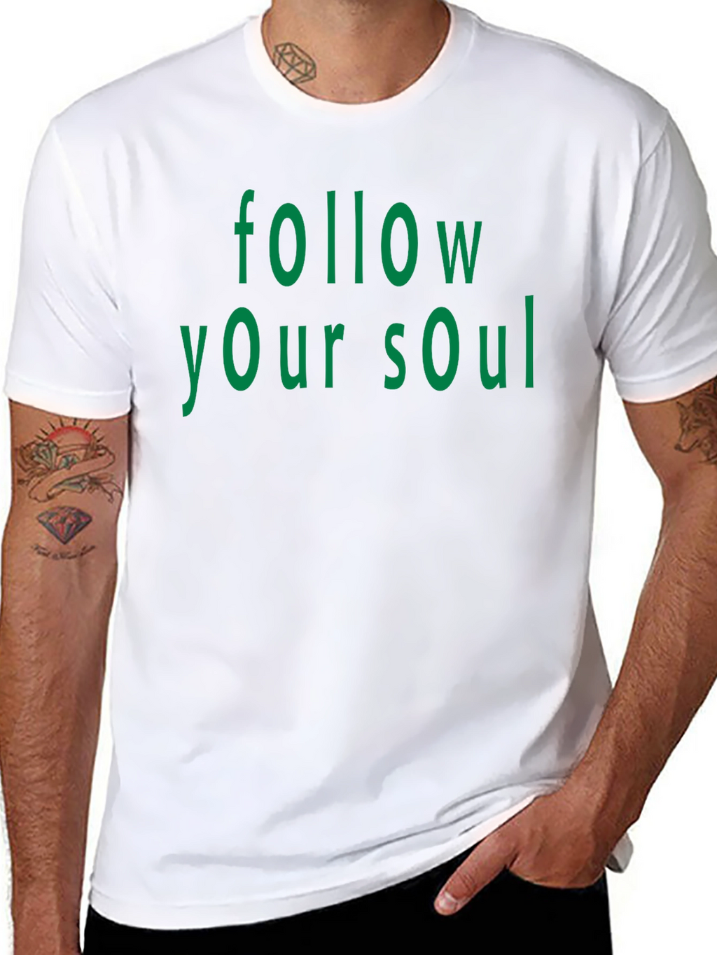 Follow Your Soul Graphic Tee - Black