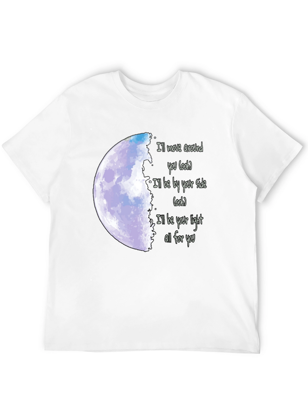 Moonlight Serenade Tee - Lyrics T-Shirt