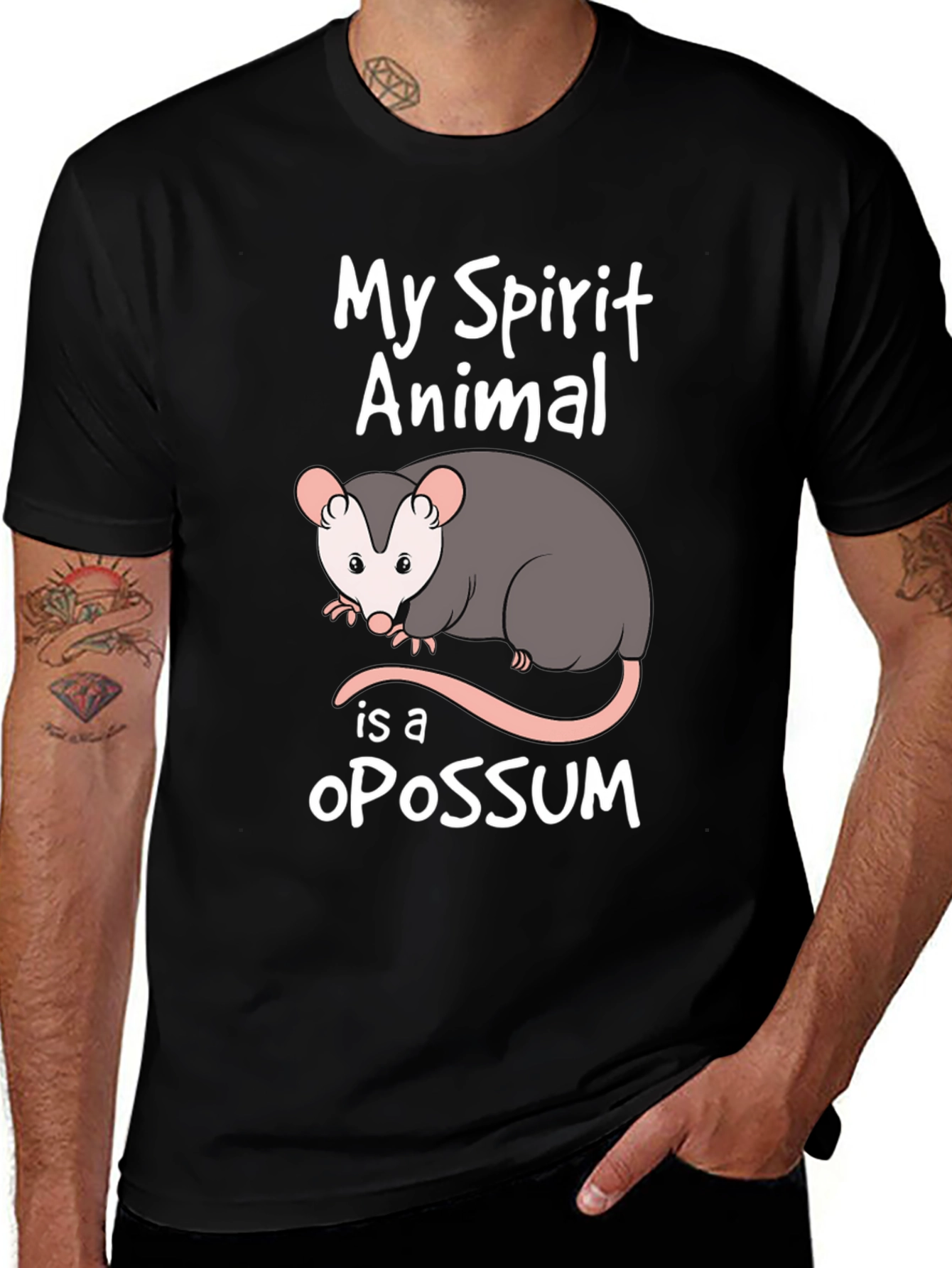 My Spirit Animal Is A Opossum T-Shirt