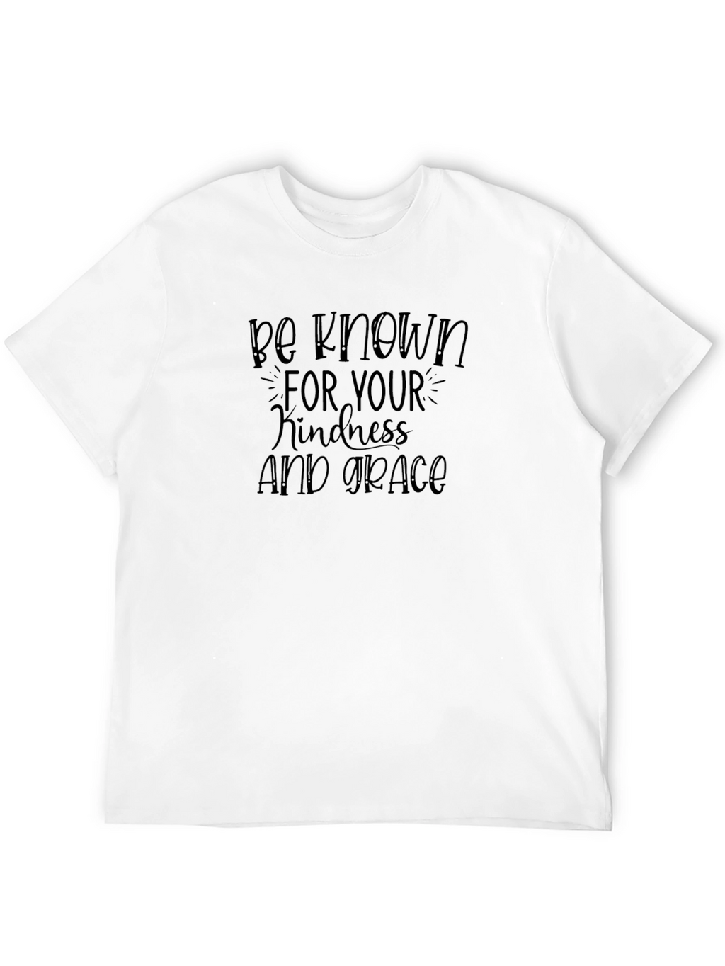 Kindness & Grace Black Graphic Tee