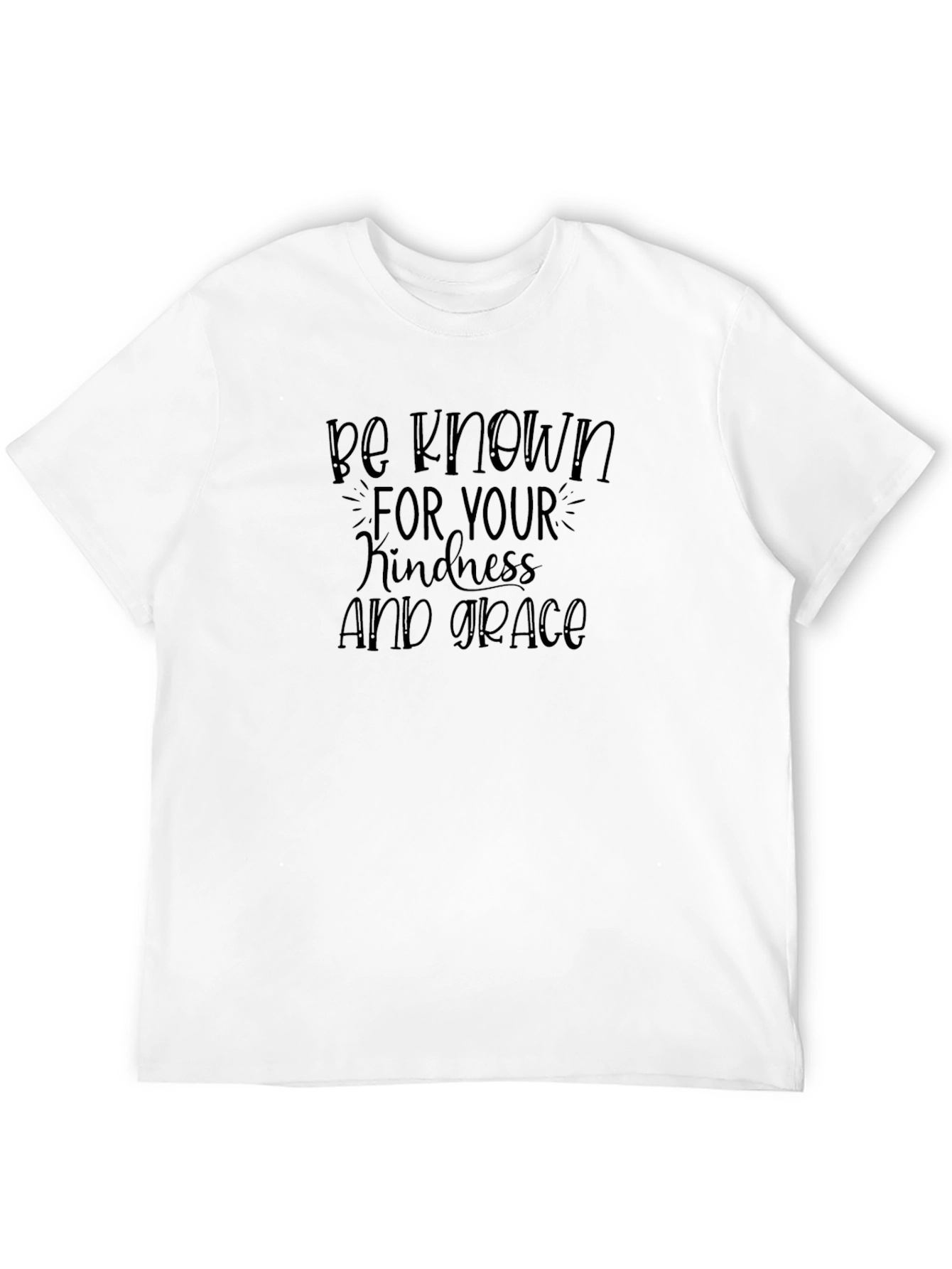Kindness & Grace Black Graphic Tee