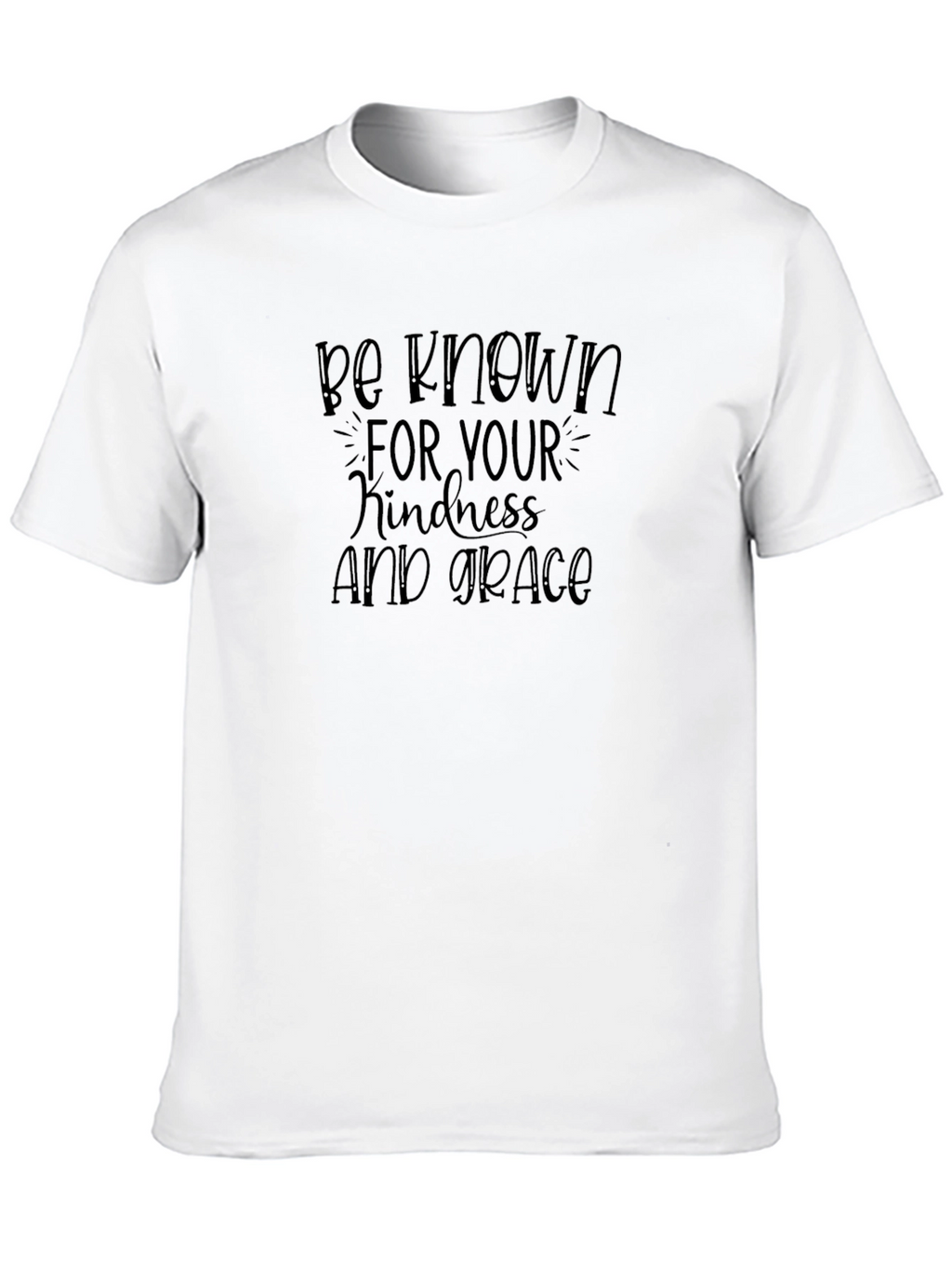 Kindness & Grace Black Graphic Tee