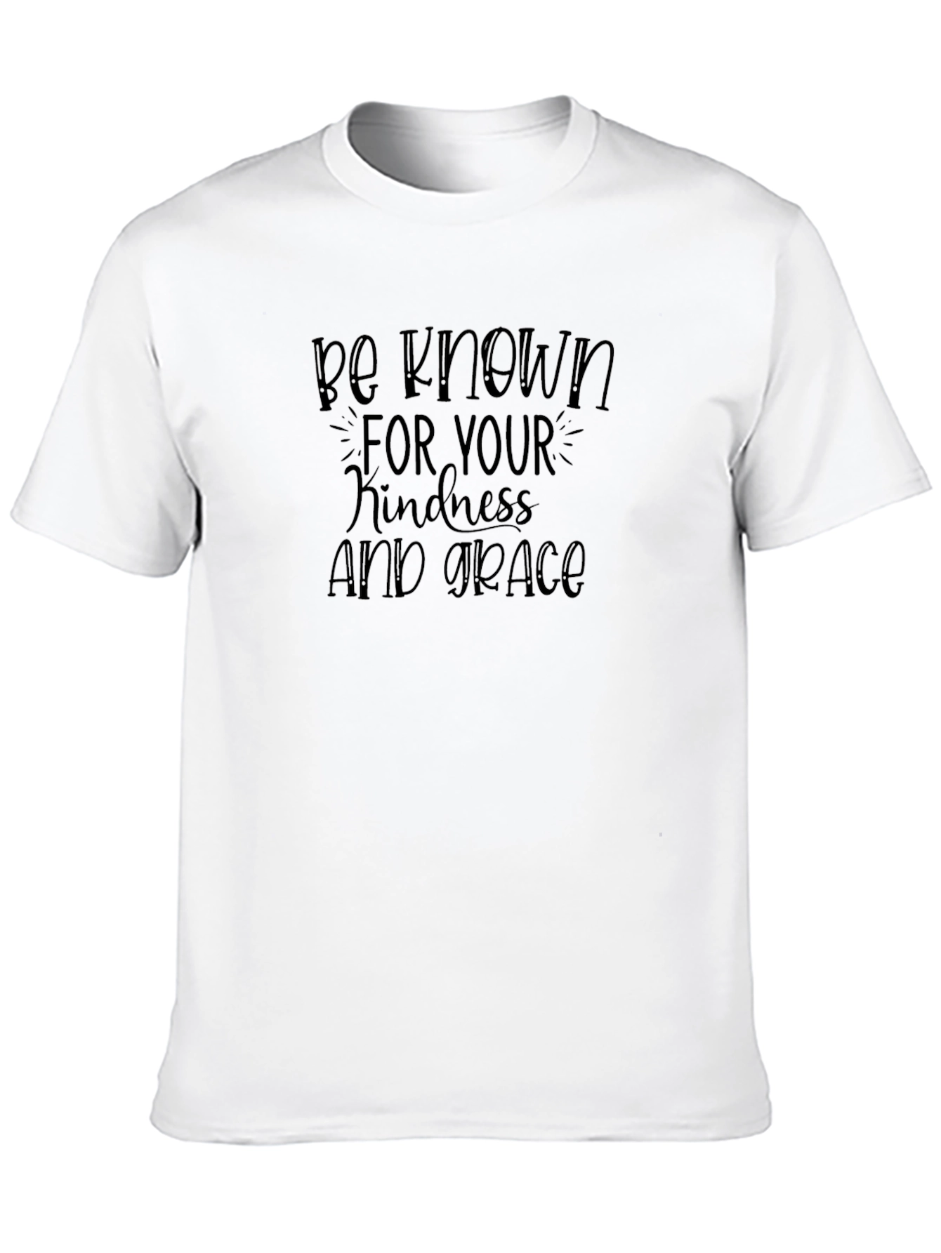 Kindness & Grace Black Graphic Tee