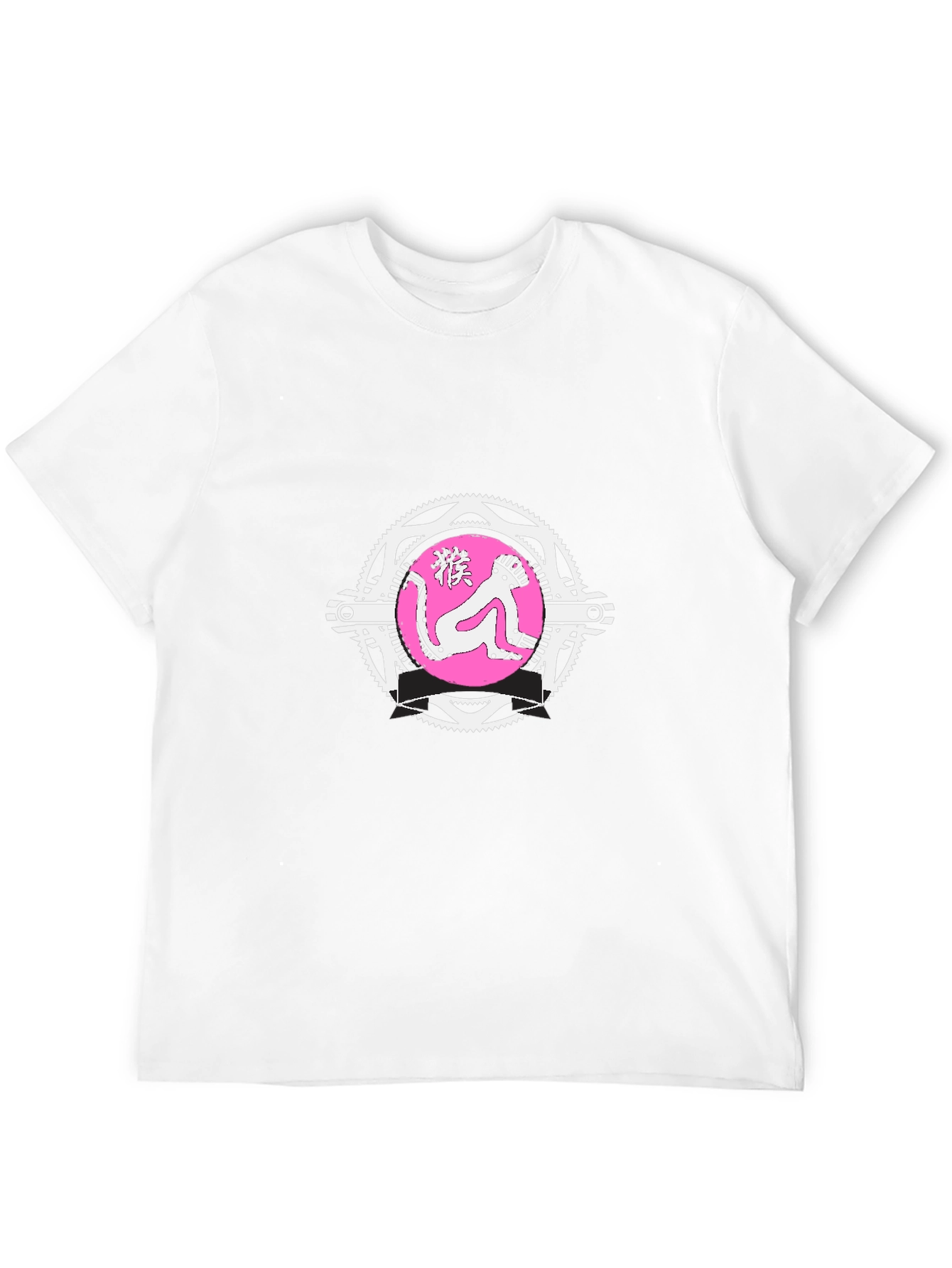 Monkey Graphic Tee - Quirky Mens Black T-Shirt