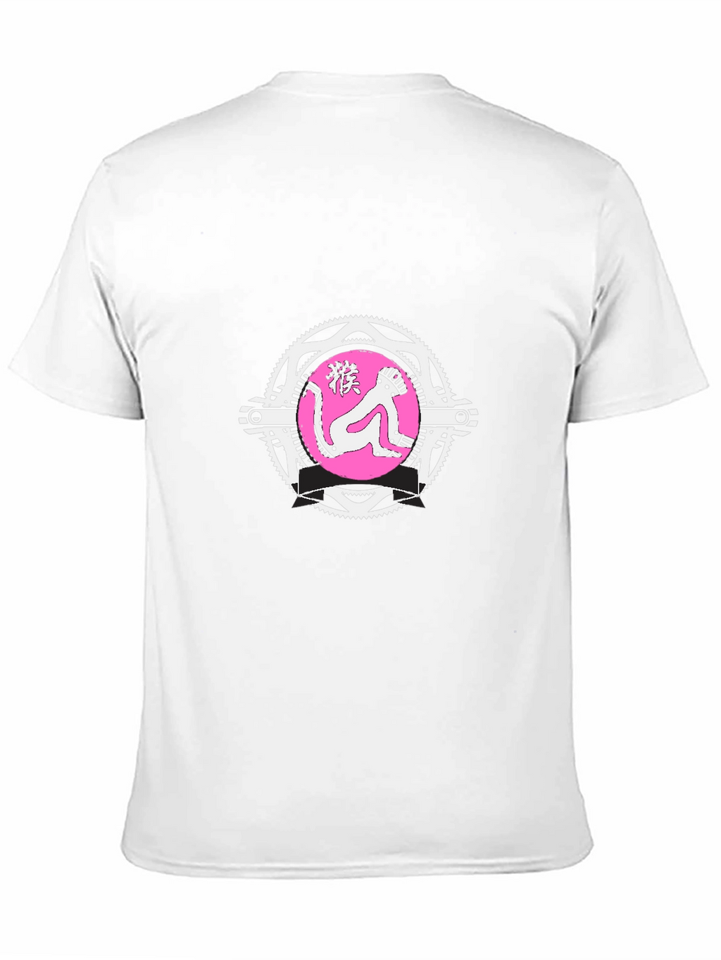 Monkey Graphic Tee - Quirky Mens Black T-Shirt