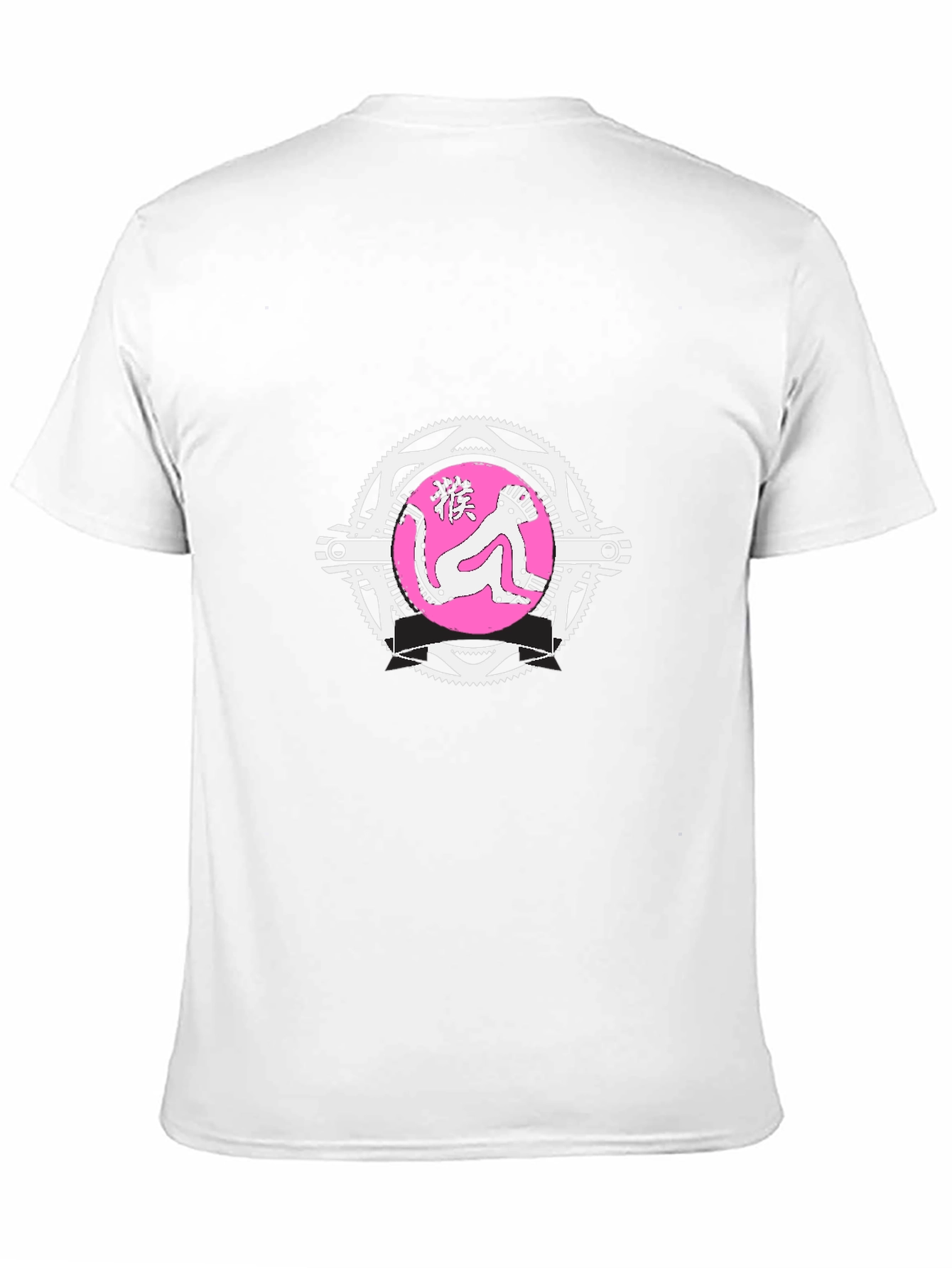 Monkey Graphic Tee - Quirky Mens Black T-Shirt