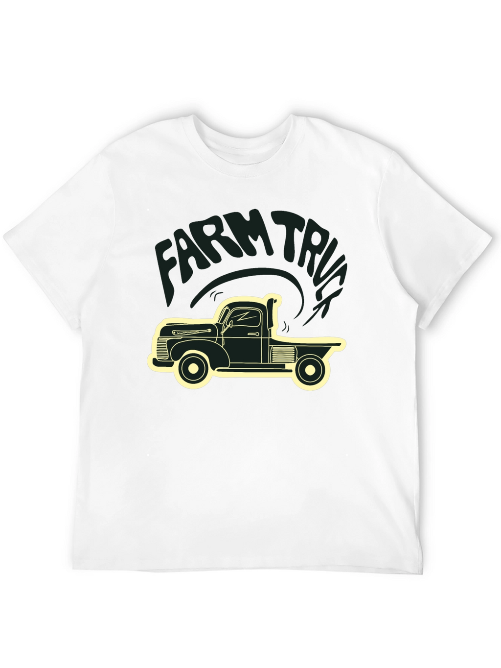 Farm Truck Graphic Tee - Classic Pickup Design