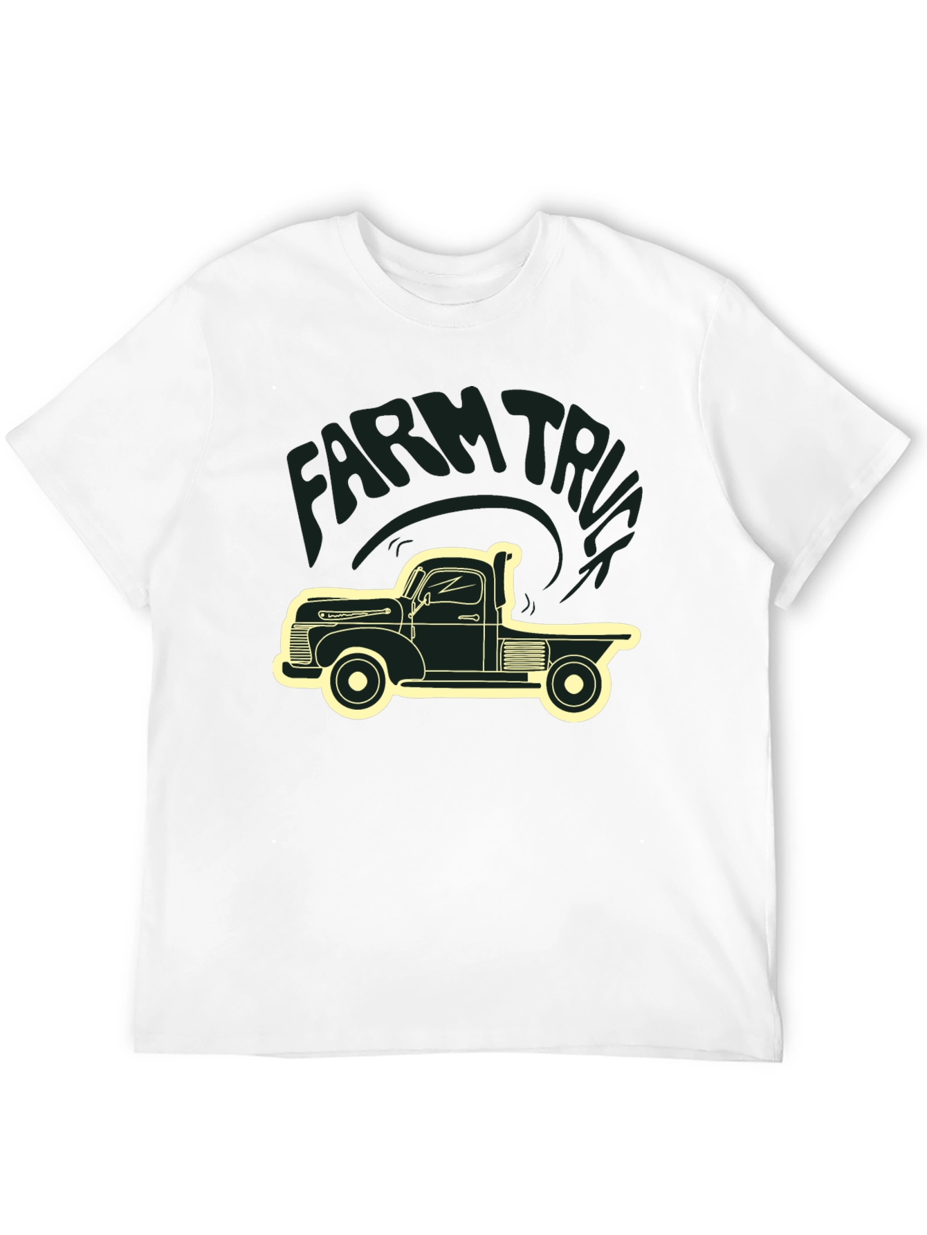Farm Truck Graphic Tee - Classic Pickup Design