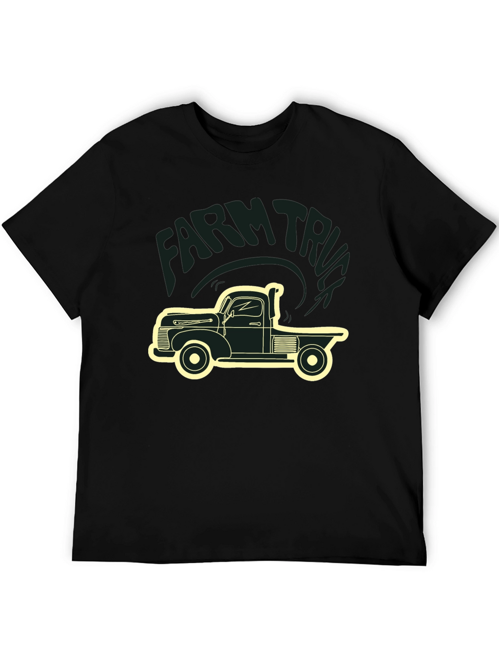 Farm Truck Graphic Tee - Classic Pickup Design
