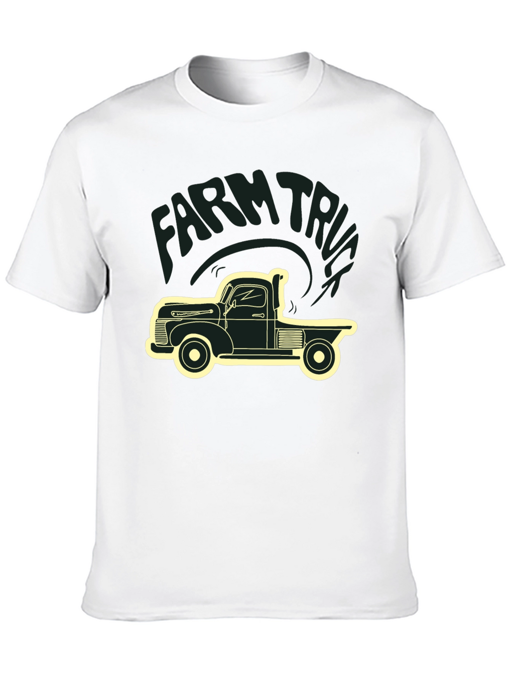 Farm Truck Graphic Tee - Classic Pickup Design