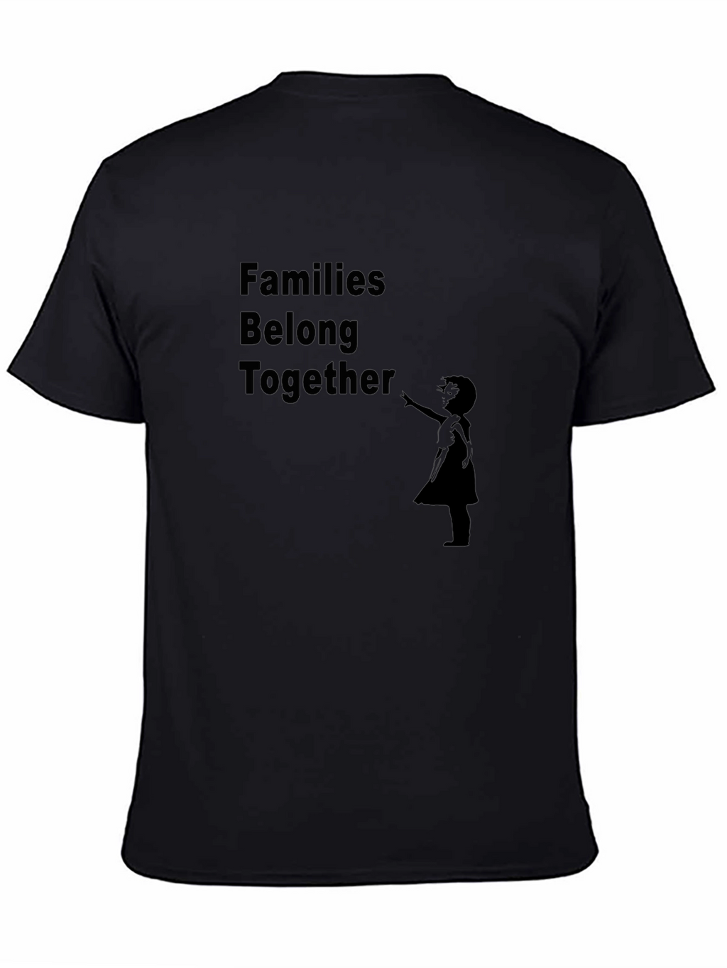 Families Belong Together Graphic Tee - Black