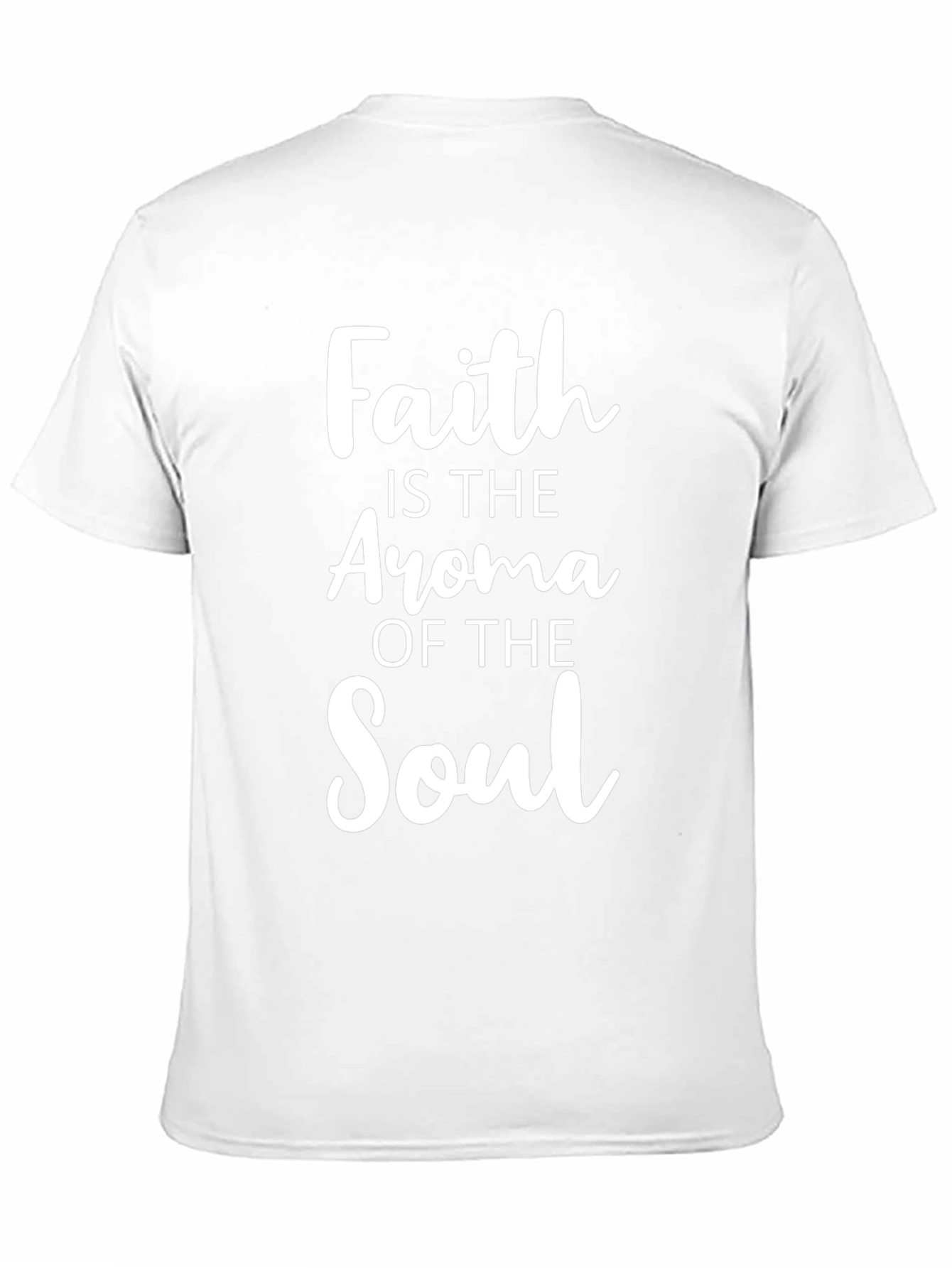 Faith Aroma Soul T-Shirt - Spiritual Black Tee