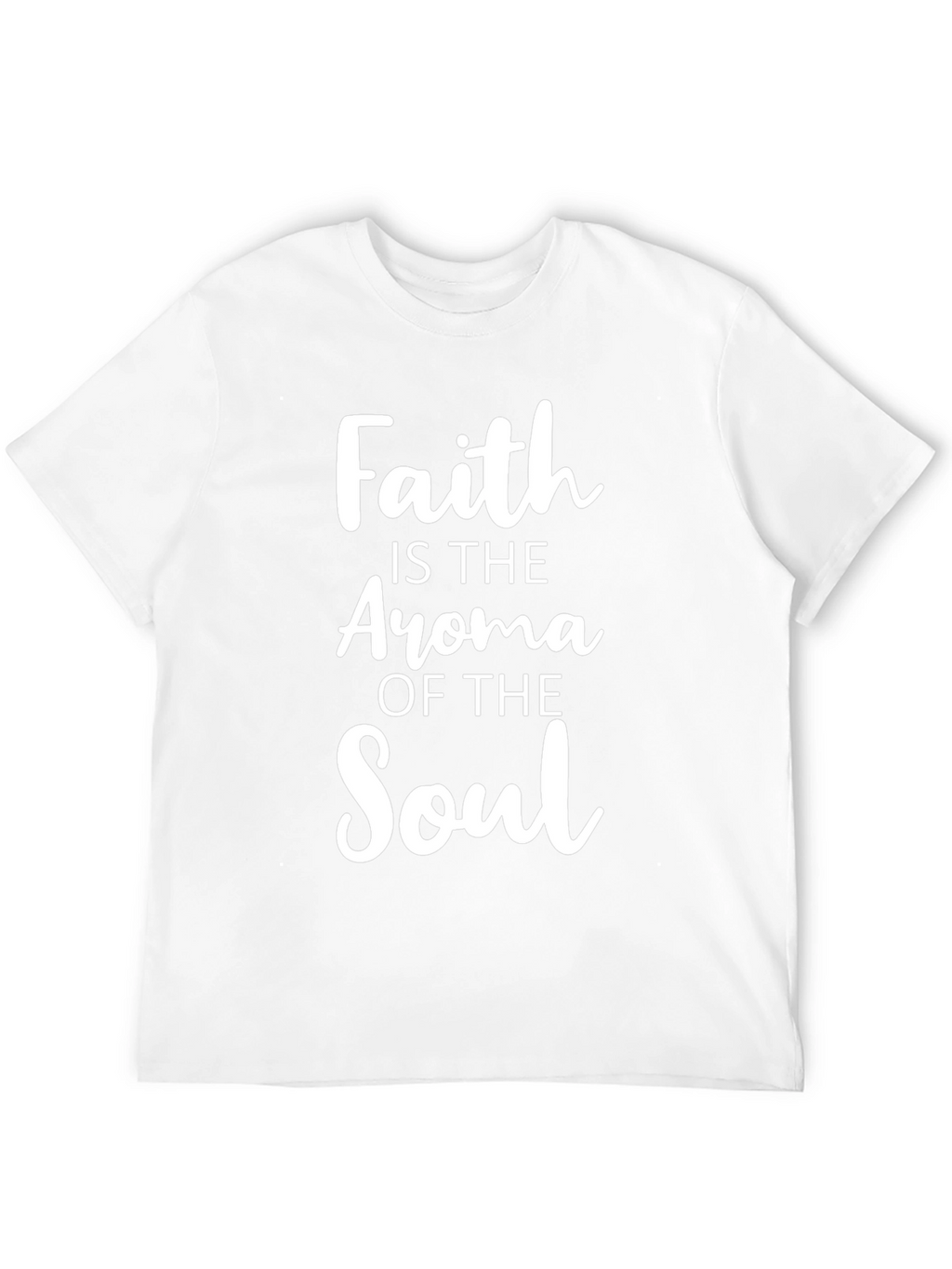 Faith Aroma Soul T-Shirt - Spiritual Black Tee