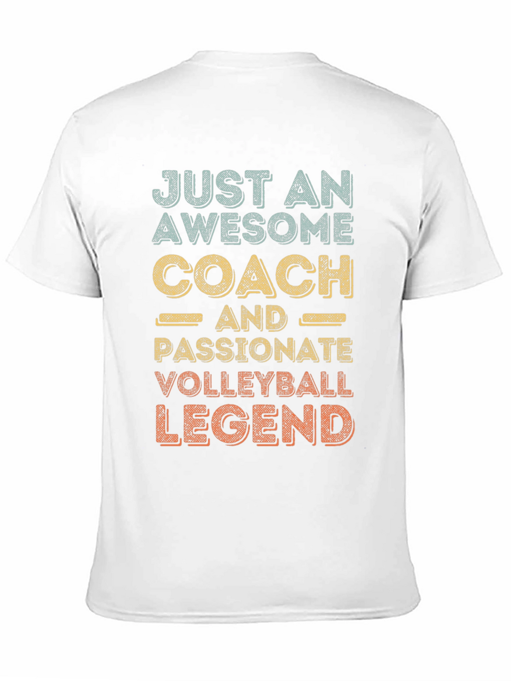 Awesome Volleyball Coach Legend Graphic Tee