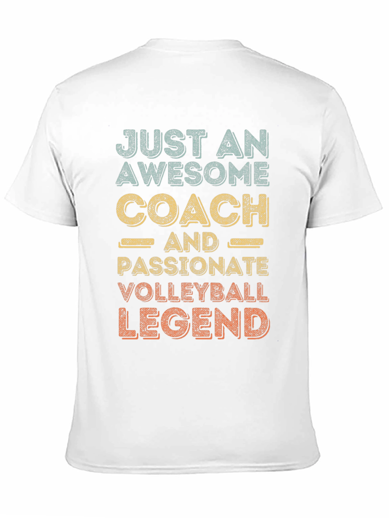 Awesome Volleyball Coach Legend Graphic Tee