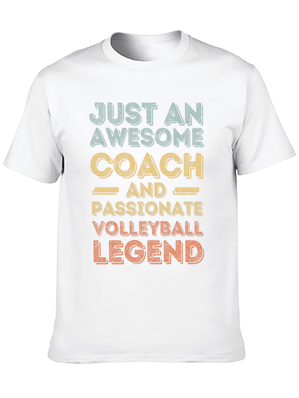 Awesome Volleyball Coach Legend Graphic Tee