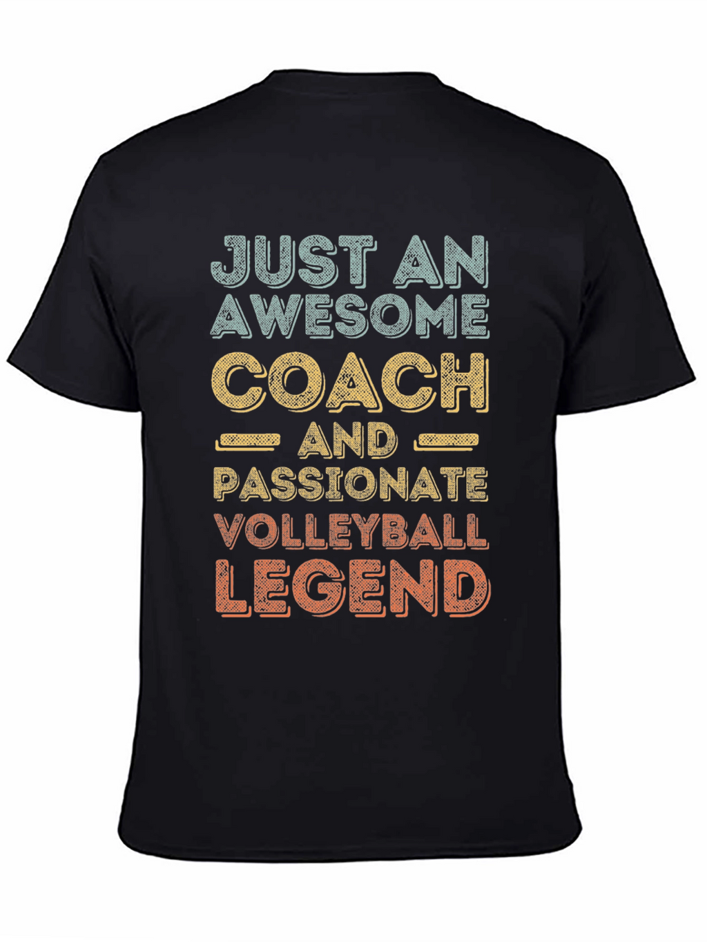 Awesome Volleyball Coach Legend Graphic Tee
