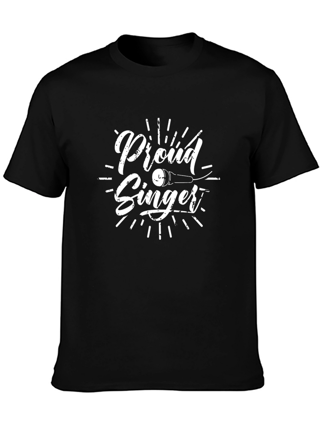 Proud Singer Graphic T-Shirt - Black
