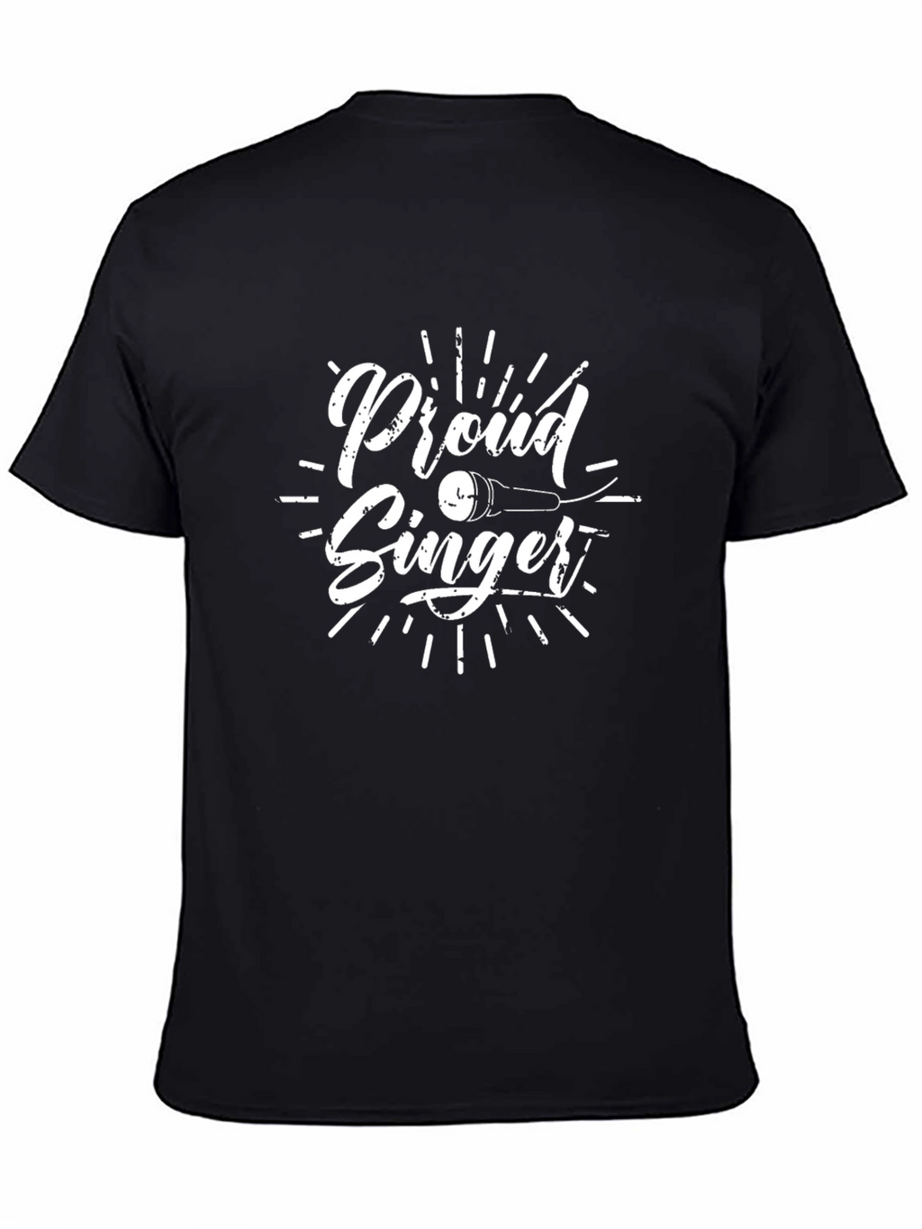Proud Singer Graphic T-Shirt - Black