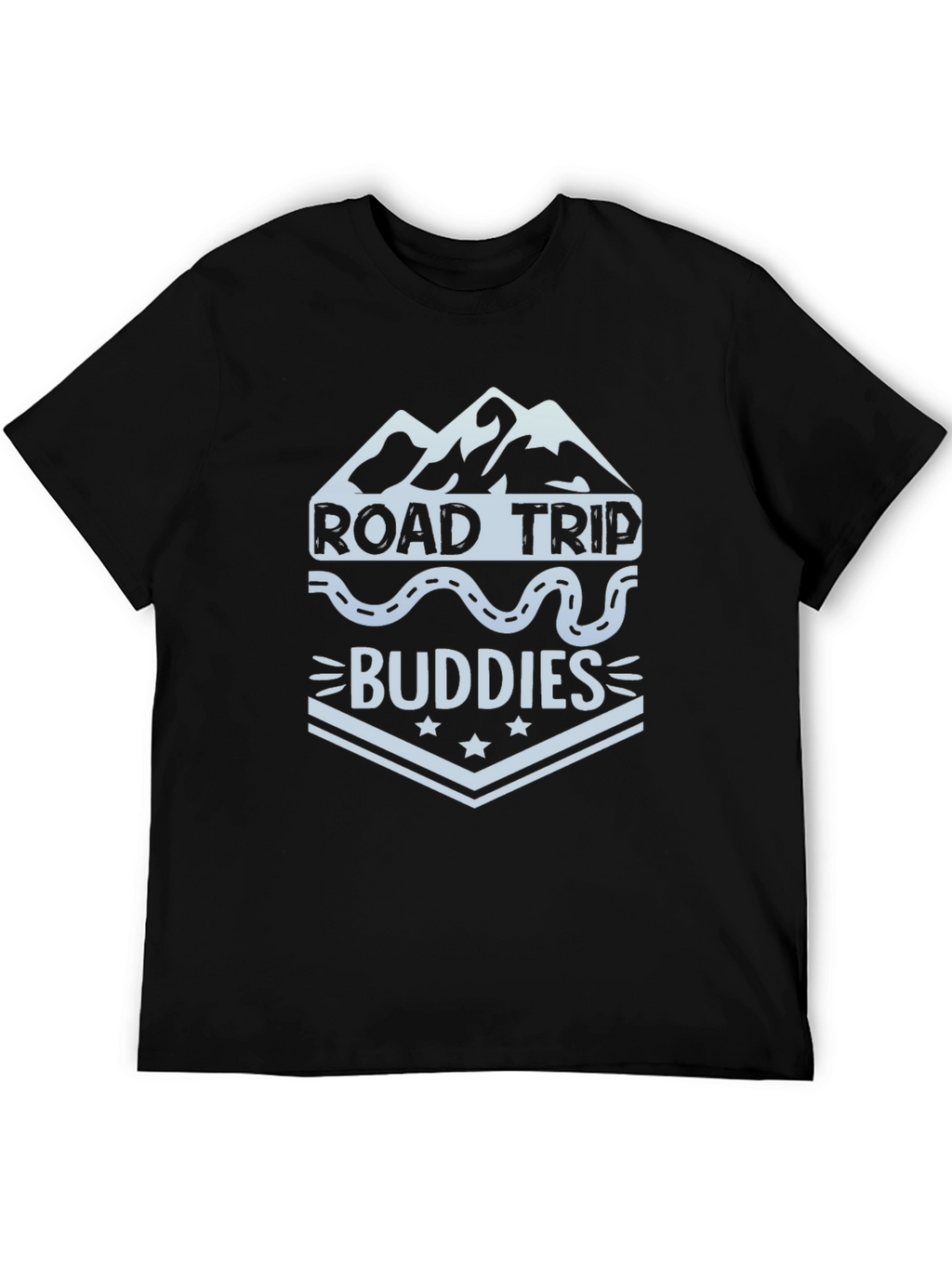 Road Trip Buddies Graphic Tee - Black