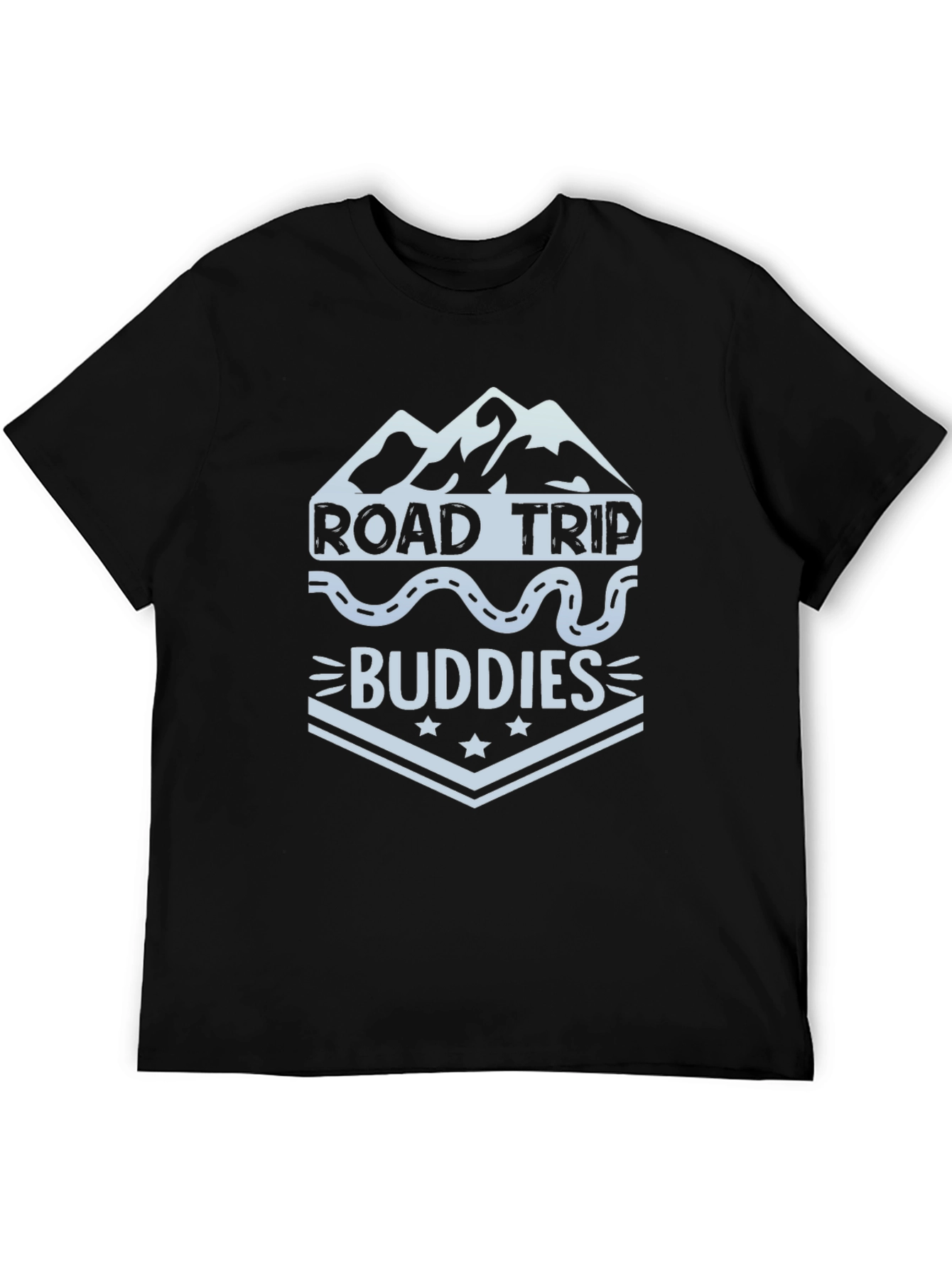 Road Trip Buddies Graphic Tee - Black