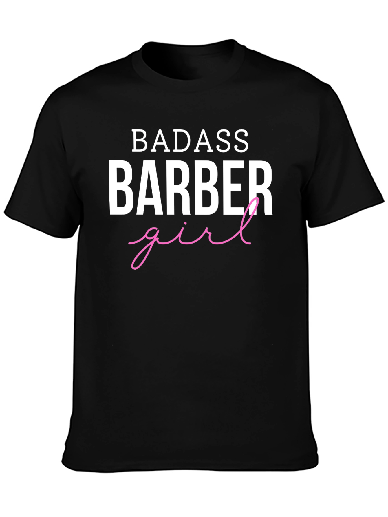 Badass Barber Girl Graphic Tee