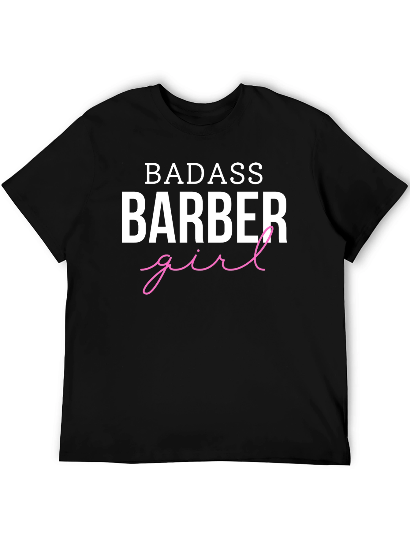 Badass Barber Girl Graphic Tee