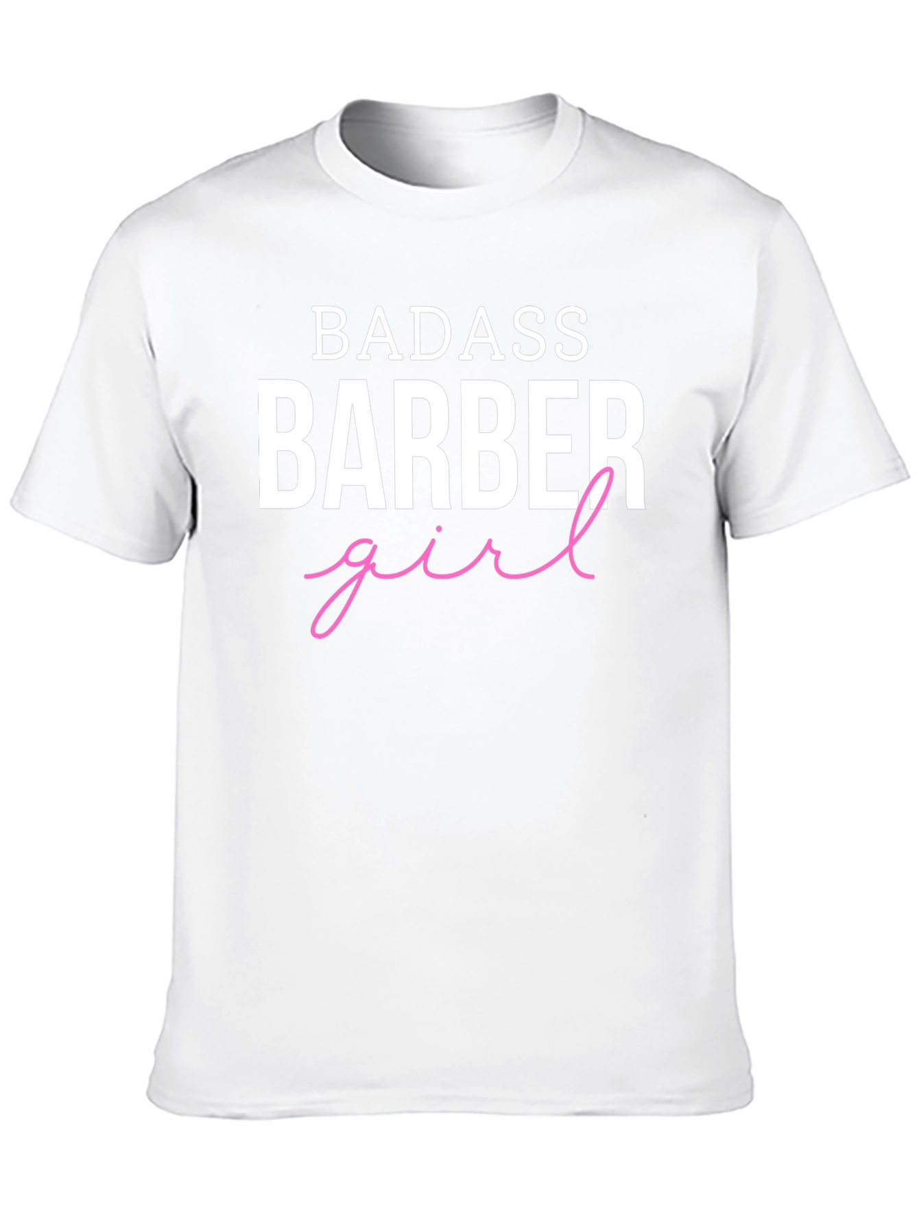 Badass Barber Girl Graphic Tee