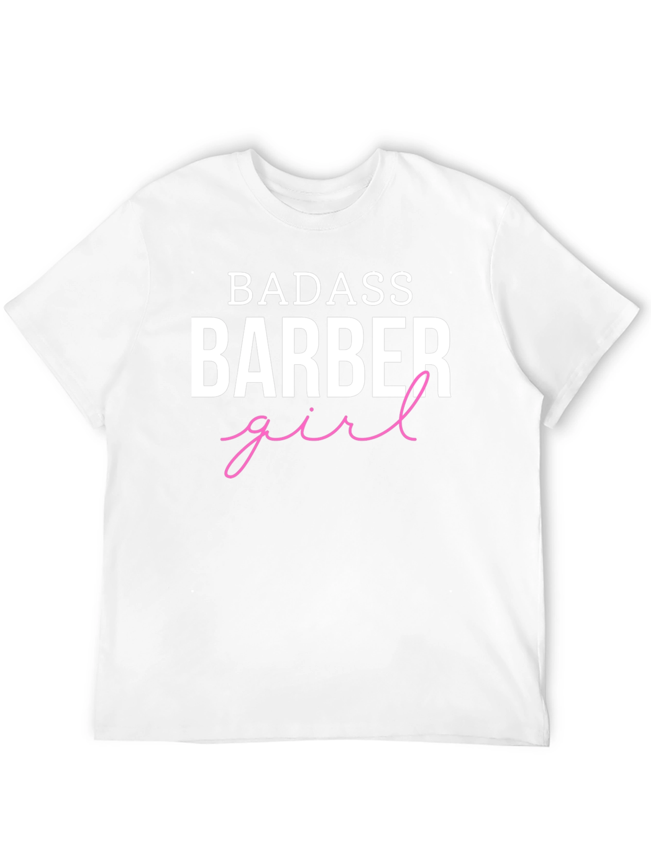 Badass Barber Girl Graphic Tee
