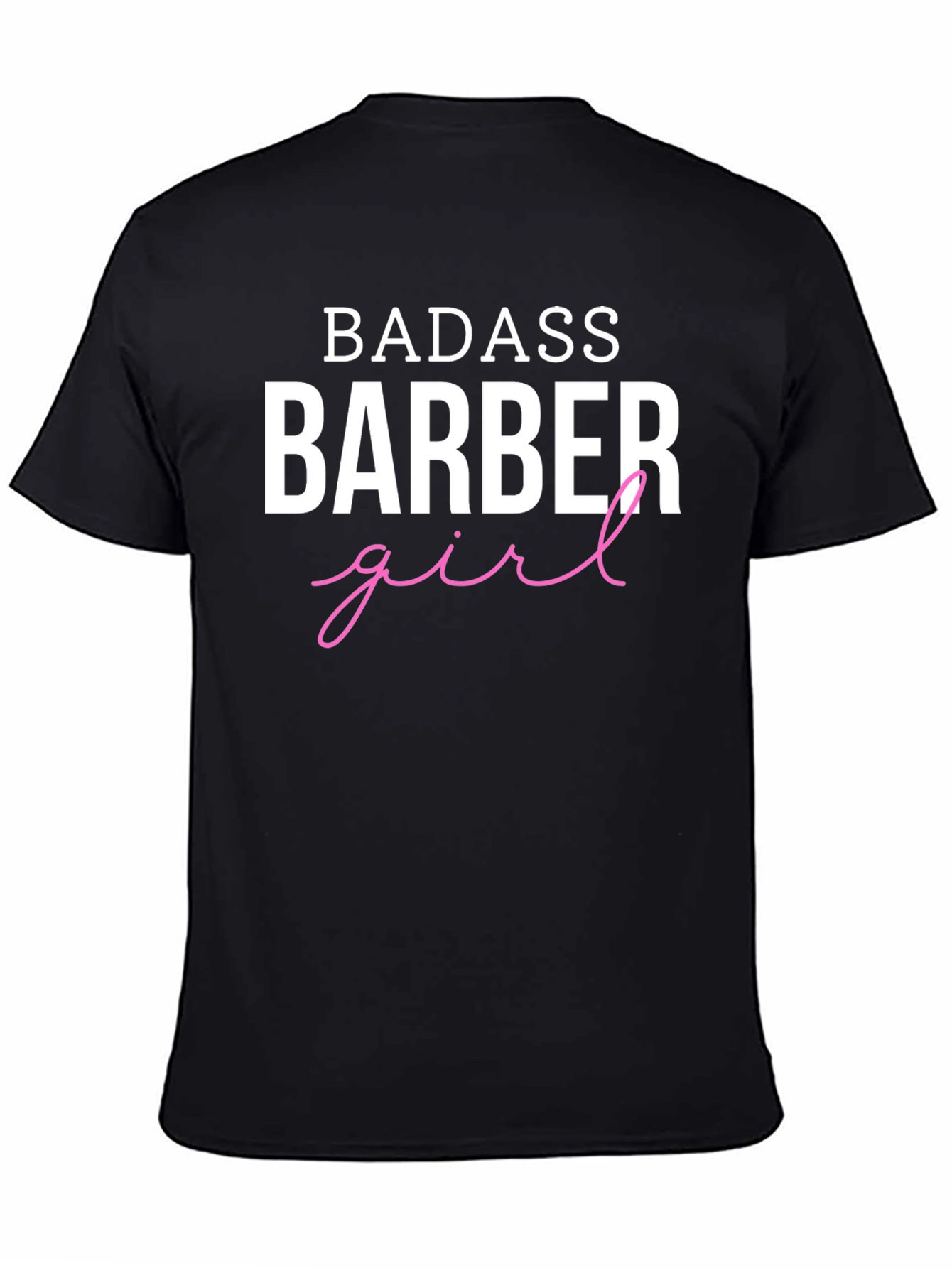 Badass Barber Girl Graphic Tee