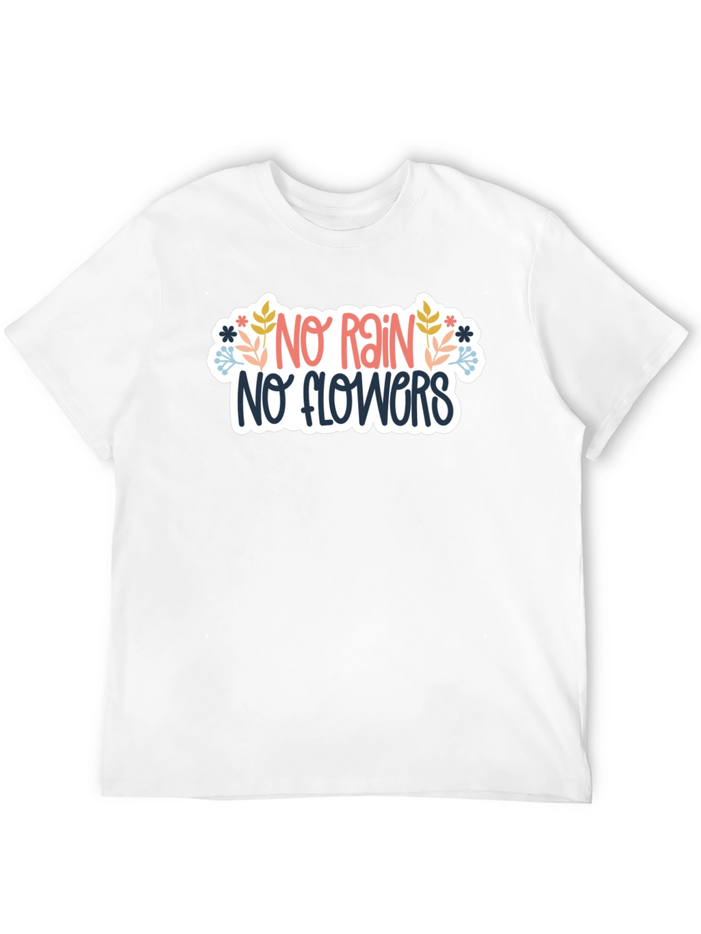 No Rain No Flowers Graphic Tee - Black