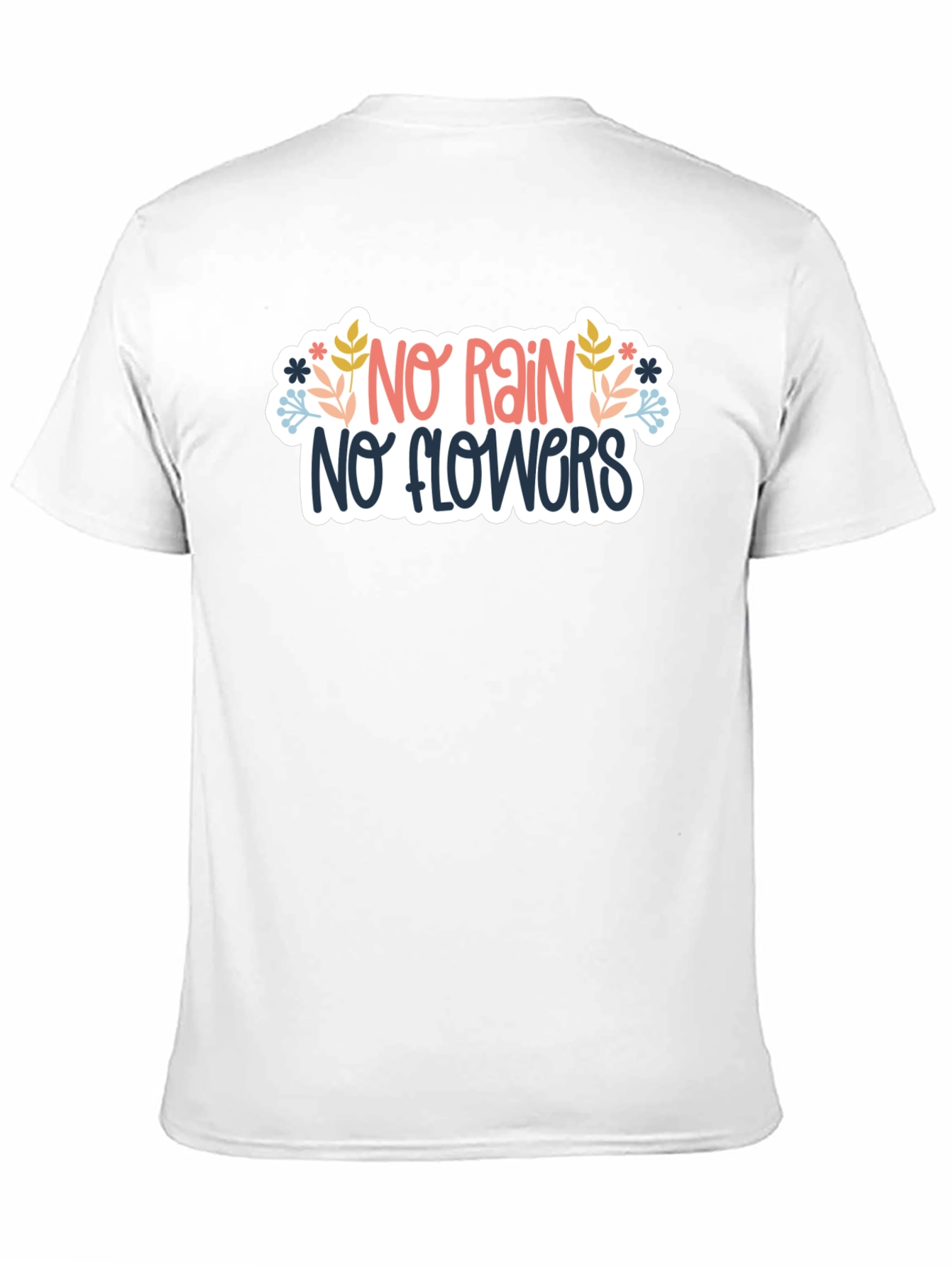 No Rain No Flowers Graphic Tee - Black
