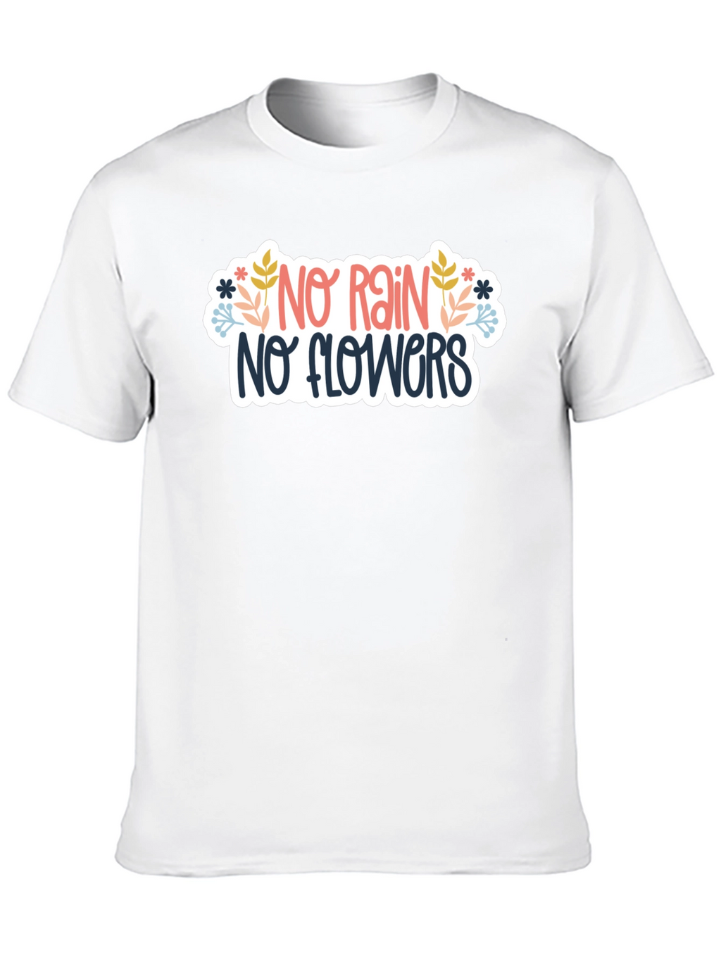 No Rain No Flowers Graphic Tee - Black