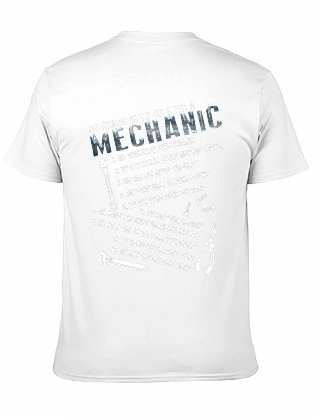 Mechanic Reasons Graphic T-Shirt