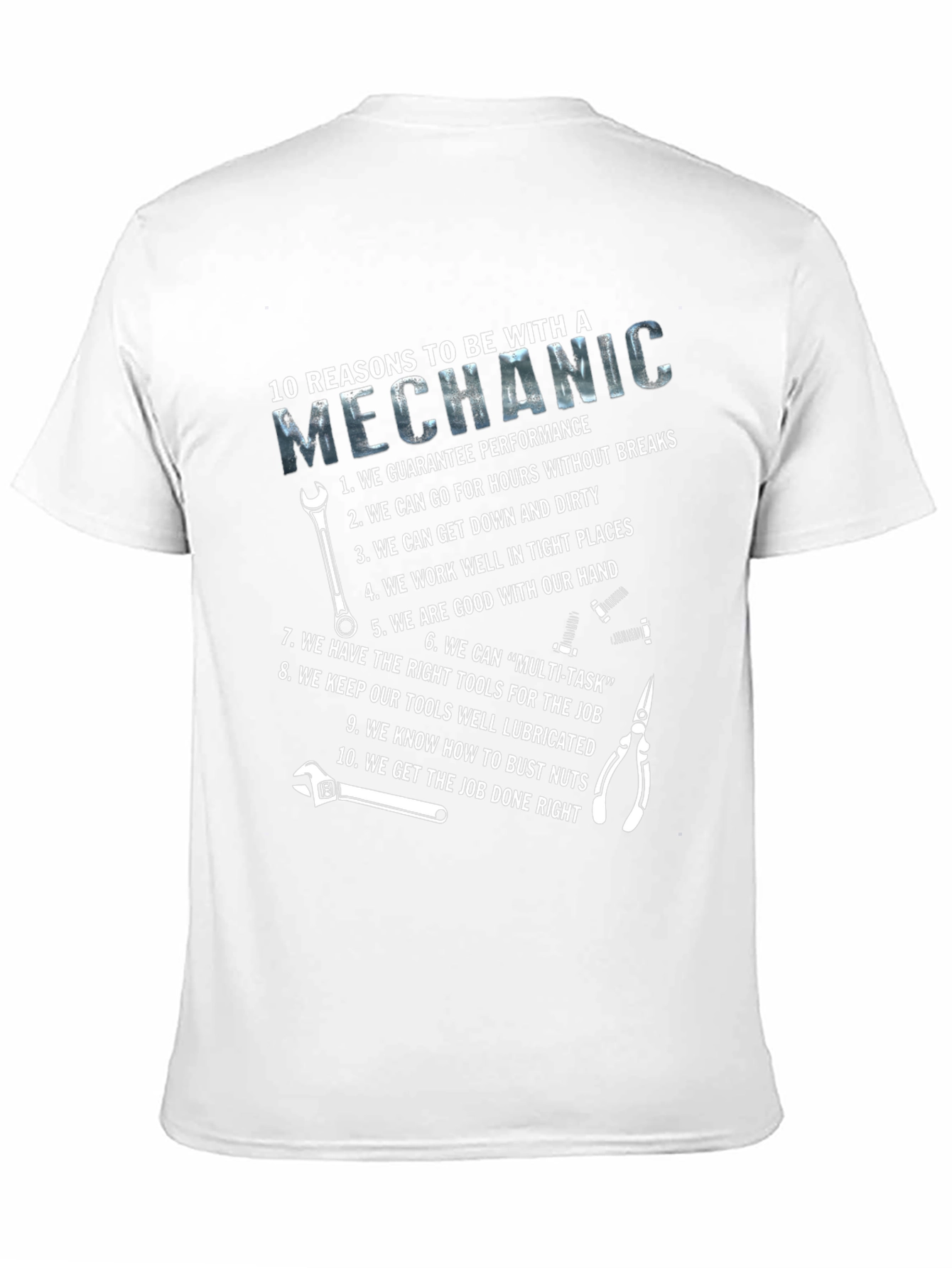 Mechanic Reasons Graphic T-Shirt
