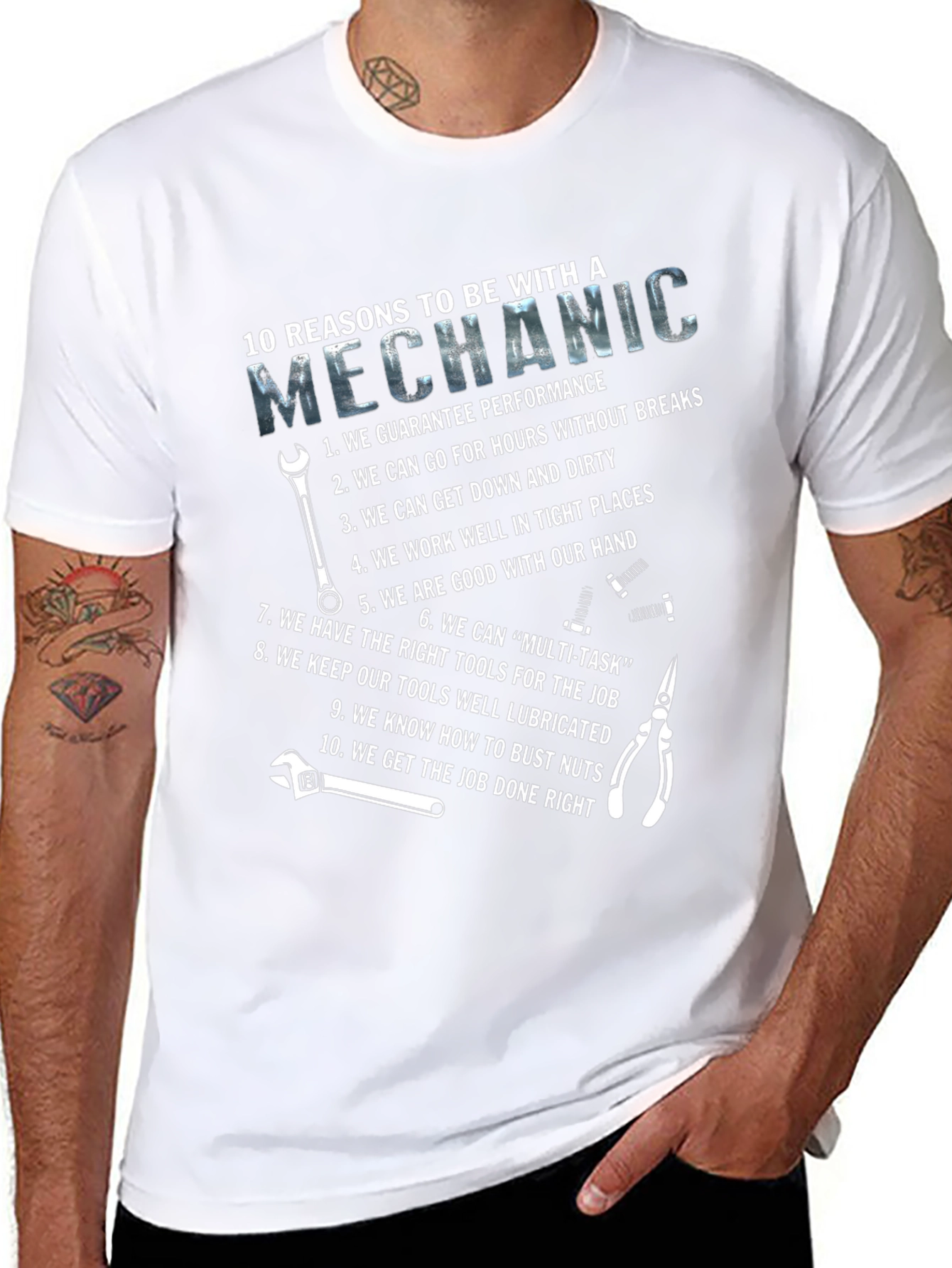 Mechanic Reasons Graphic T-Shirt
