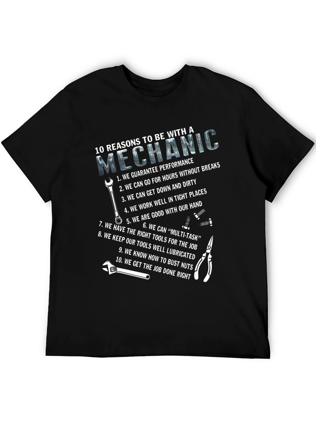 Mechanic Reasons Graphic T-Shirt