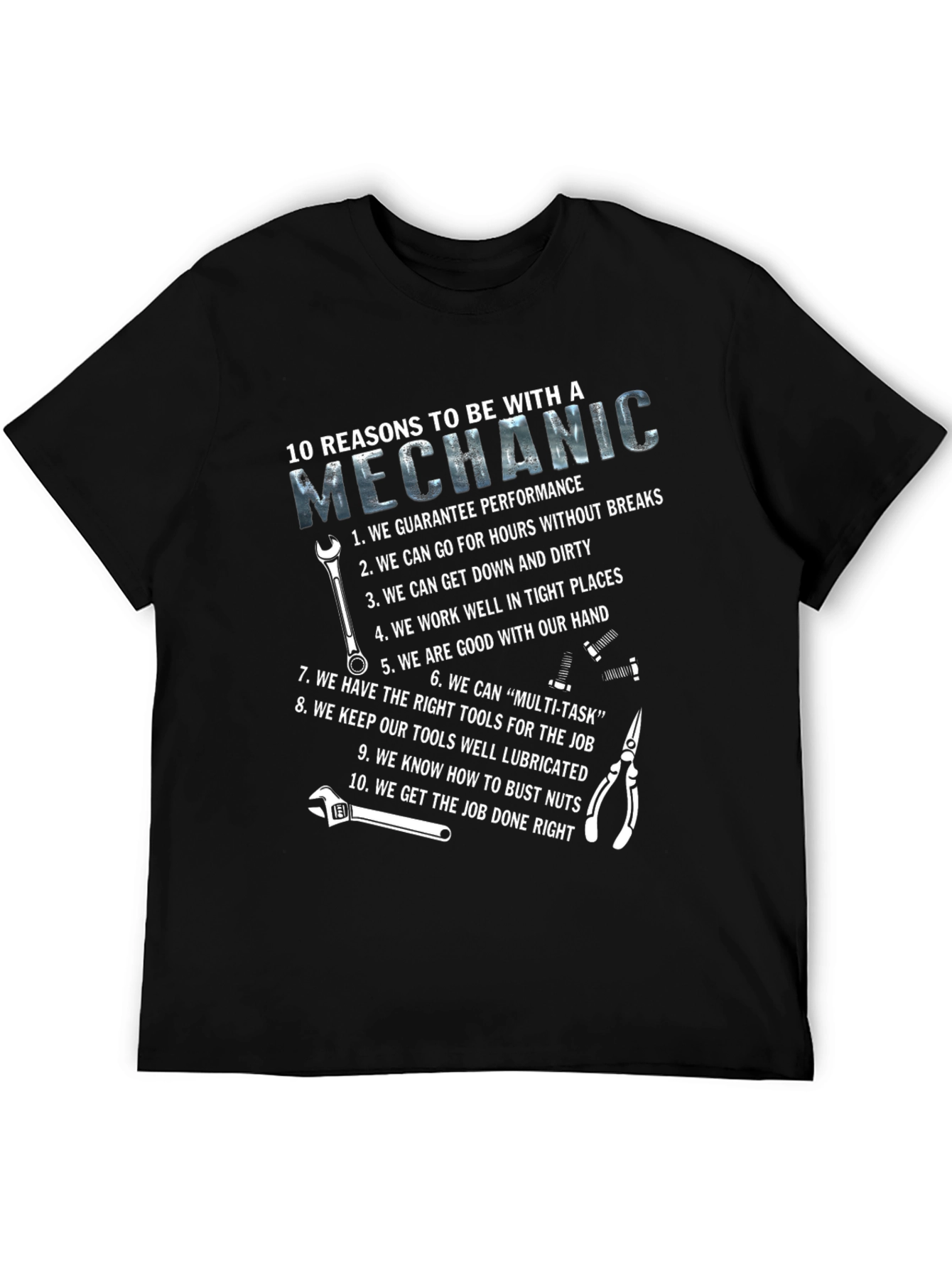 Mechanic Reasons Graphic T-Shirt