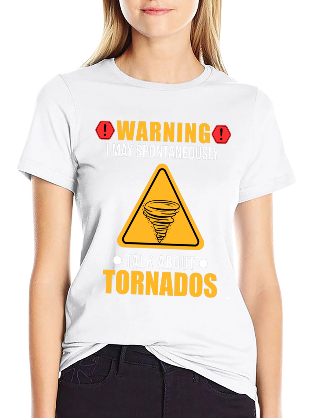 Warning Tornado T-Shirt: Spontaneous Tornado Talks!