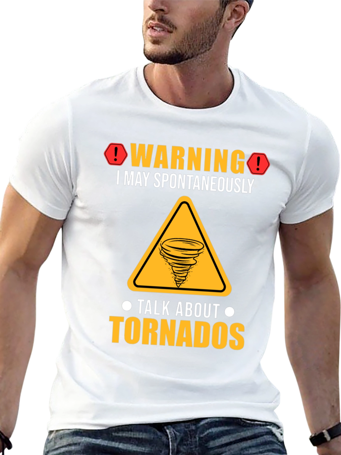 Warning Tornado T-Shirt: Spontaneous Tornado Talks!